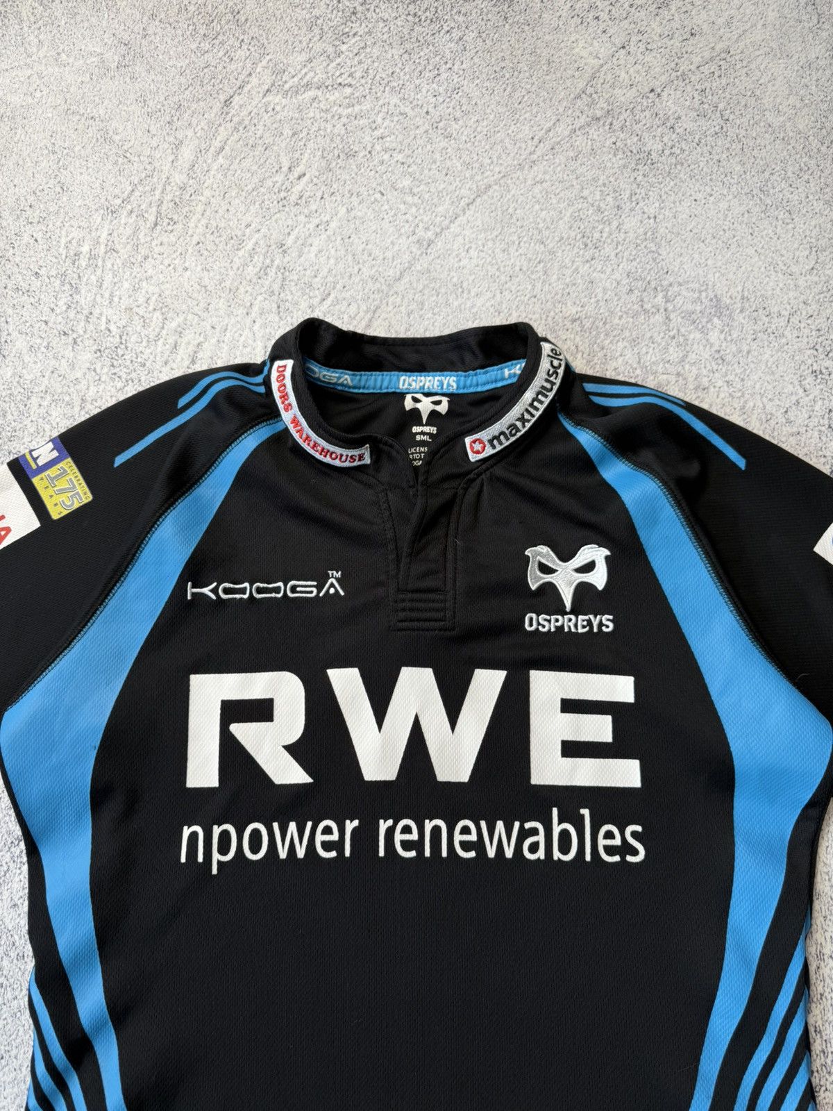 Vintage Ospreys Rugby Union Kooga Great Shape Ospreys Throwback Size US M / EU 48-50 / 2 - 3 Thumbnail