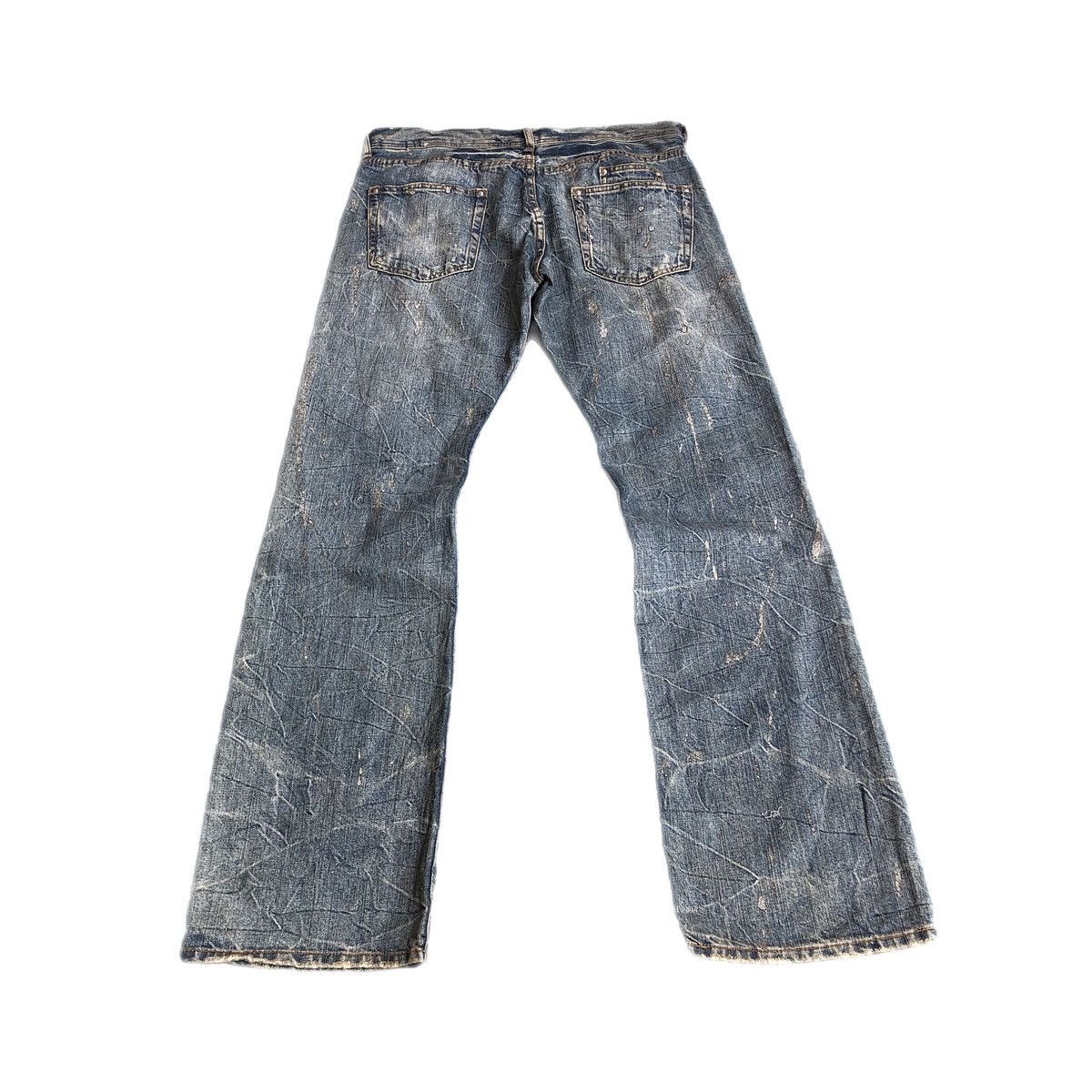 Japanese Brand Ando flared fading bootcut jeans Size US 32 / EU 48 - 3 Thumbnail