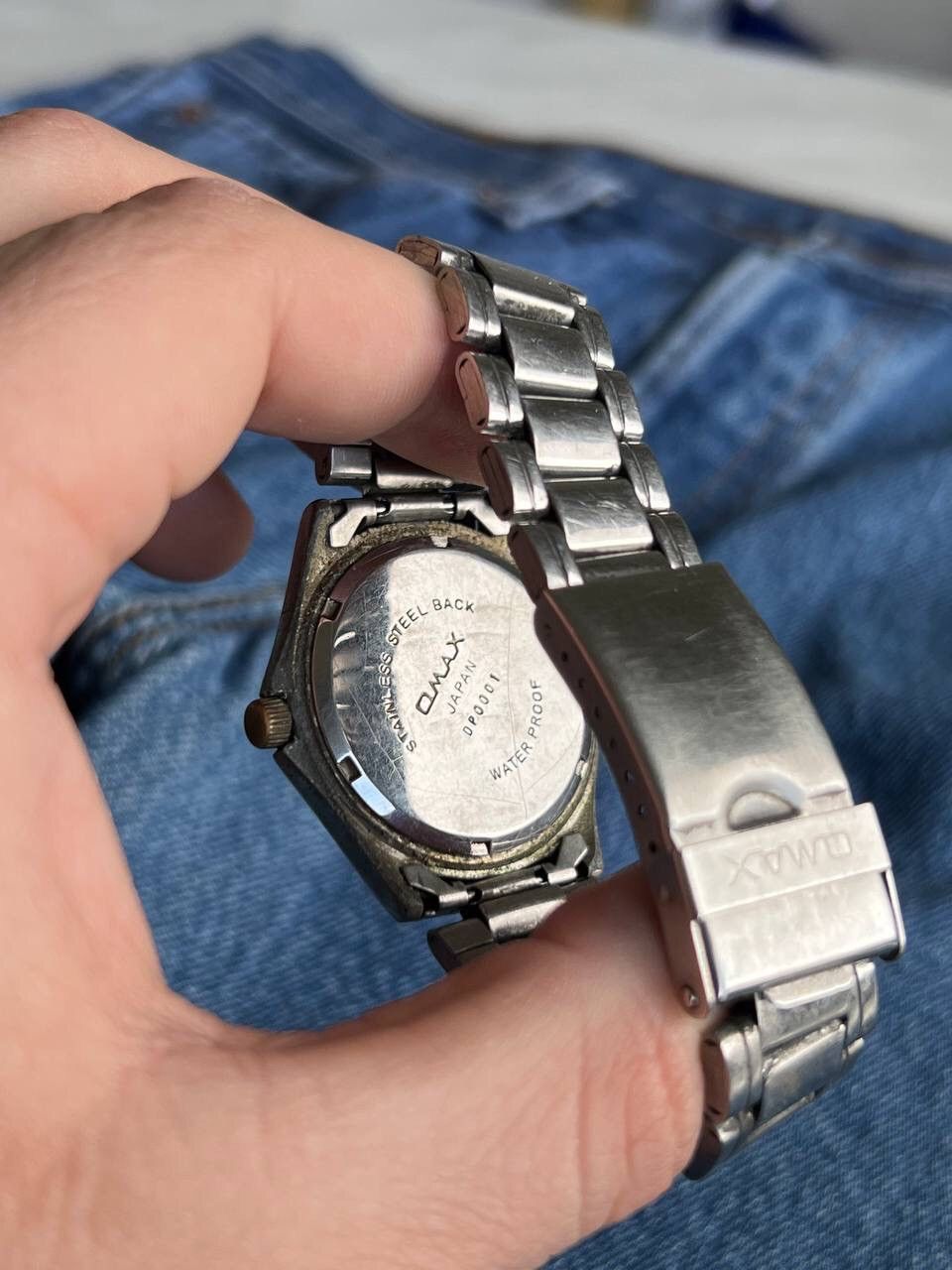 Japanese Brand × Vintage Omax vintage Chunky watch futuristic bracelet Watches Japan Size ONE SIZE - 5 Thumbnail