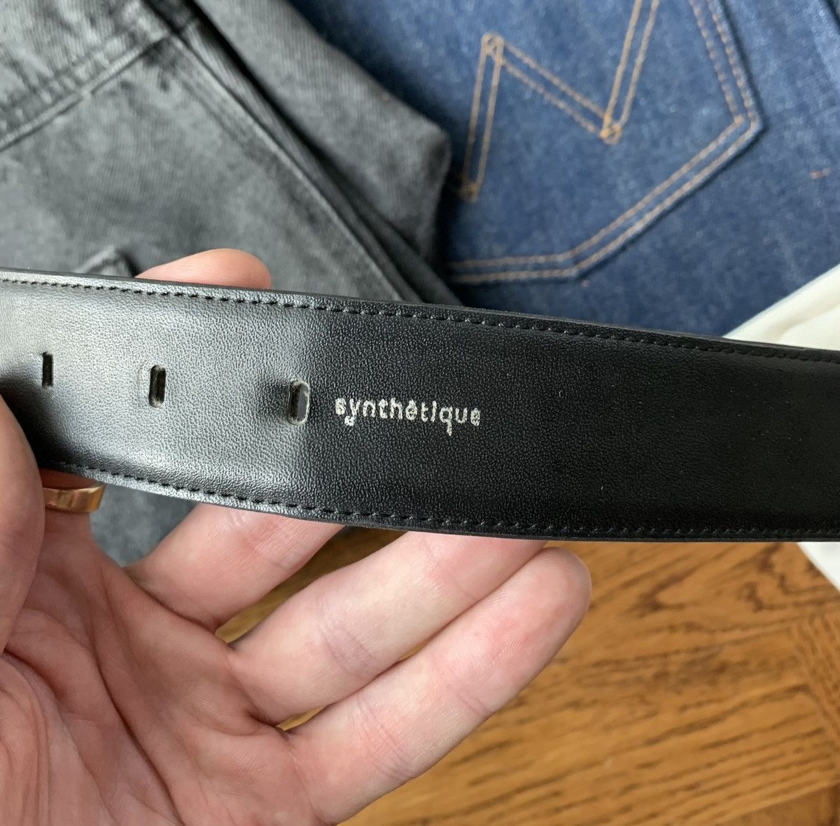 Designer × Kenzo Kenzo Vegan Leather Belt Floral Embroidered Small PVC Womens Size ONE SIZE - 7 Thumbnail