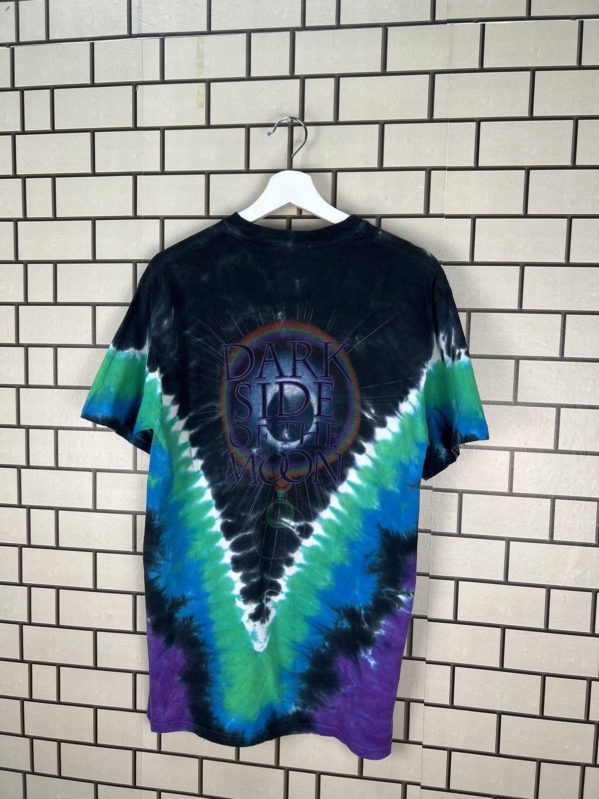 Band Tees Pink Floyd Dark Side Of The Moon By Liqiud Blue Tie Dye Tee Size US M / EU 48-50 / 2 - 7 Thumbnail