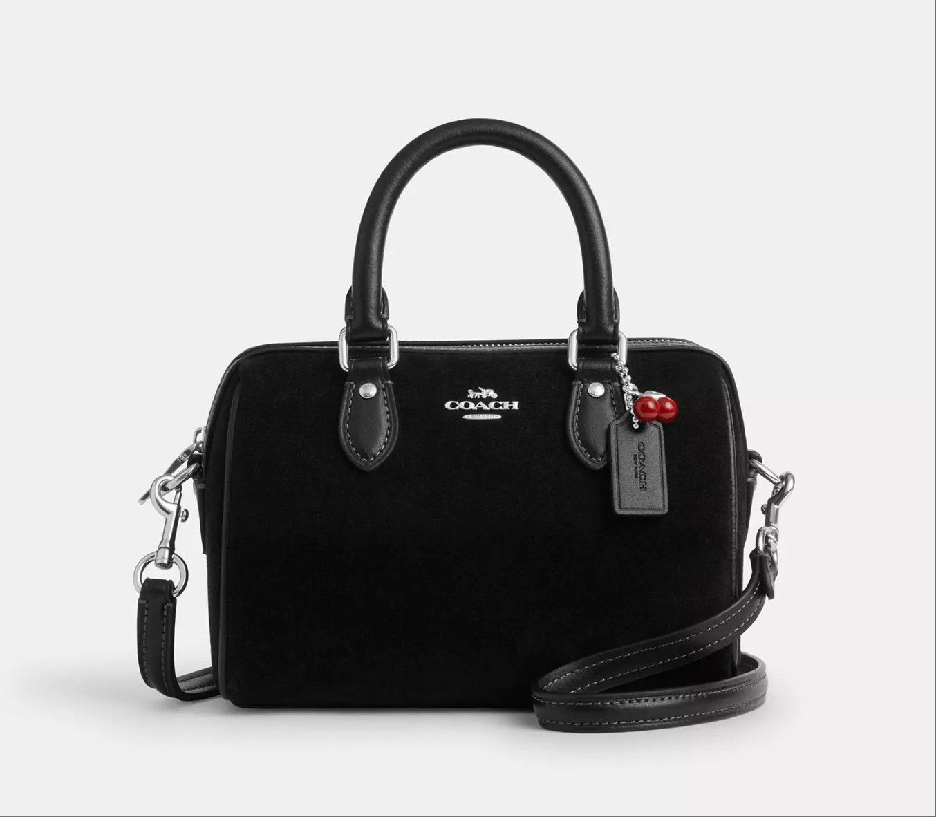 Coach NWT Coach Mini Rowan Crossbody Bag With Cherry Charm CDC93 Size ONE SIZE - 7 Thumbnail