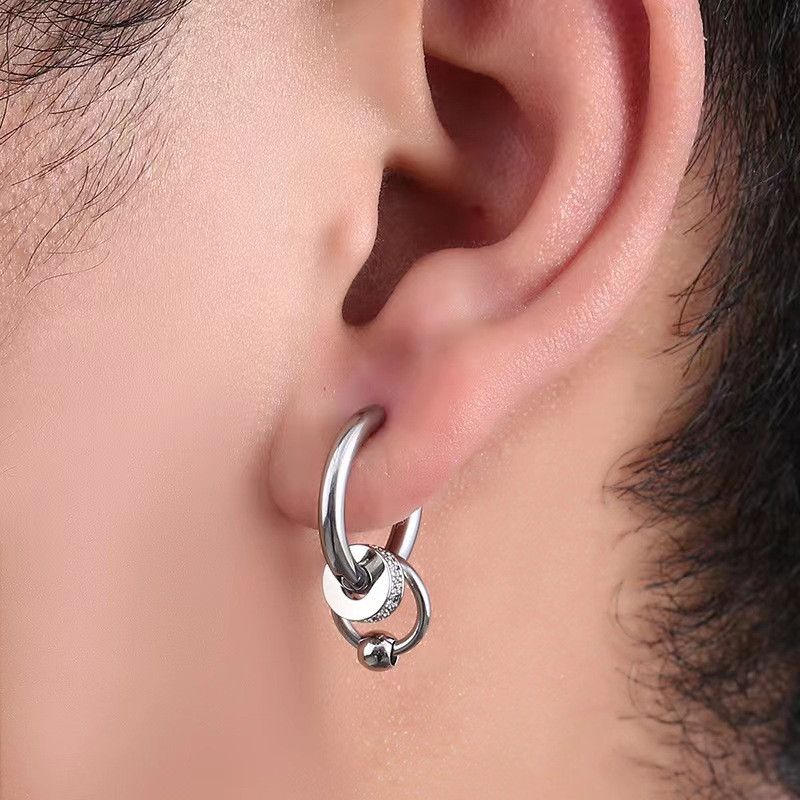 Jewelry × Sterling Silver Vibe Earrings One Pairs Chrome Jewelry Size ONE SIZE - 4 Thumbnail