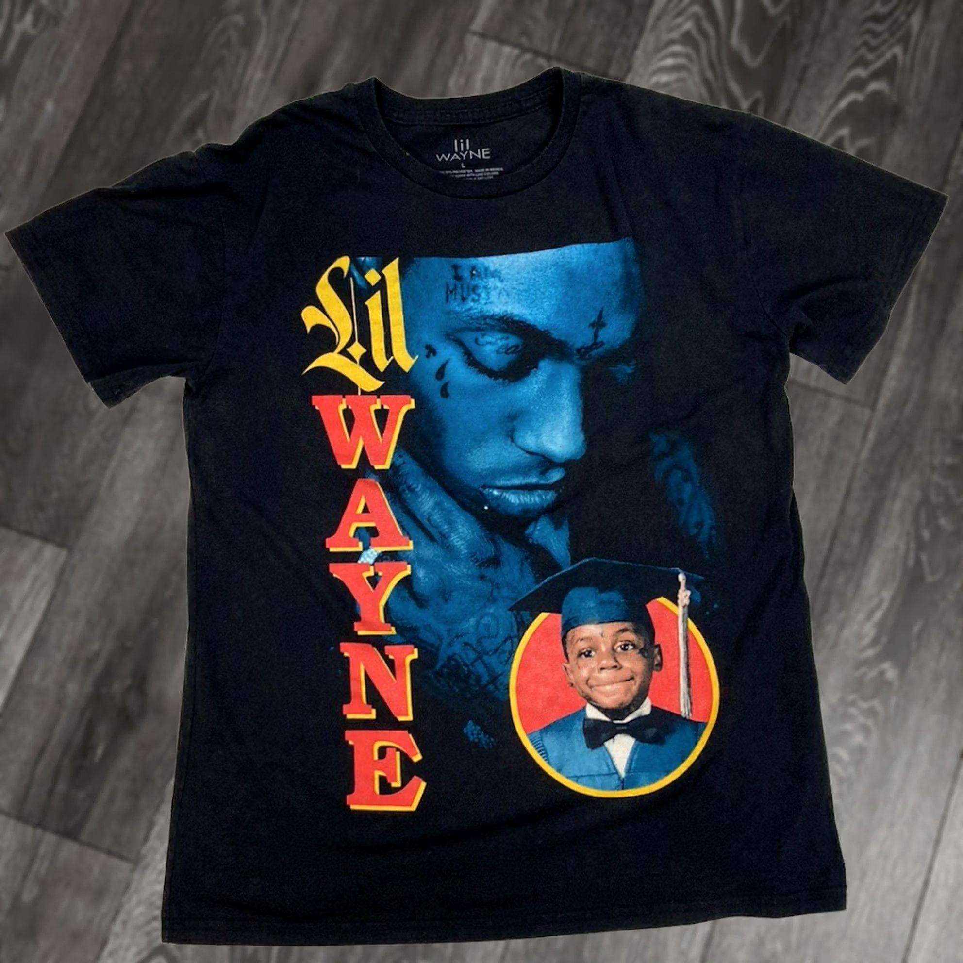 Vintage VINTAGE Lil Wayne Graphic T-shirt Women Medium Black Short Sleeve Music Size M / US 6-8 / IT 42-44 - 1 Thumbnail