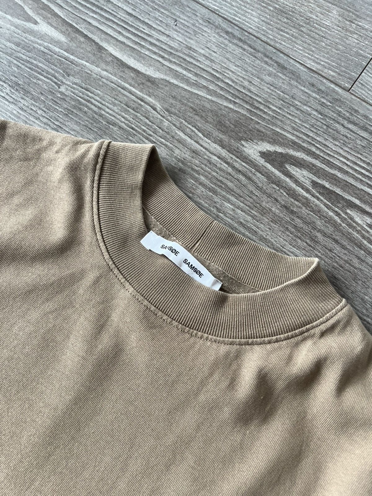 Japanese Brand × Samsoe Samsoe ‼️Samsoe Samsoe Crew Neck Classic Old Money Tee‼️ Size US L / EU 52-54 / 3 - 18 Thumbnail