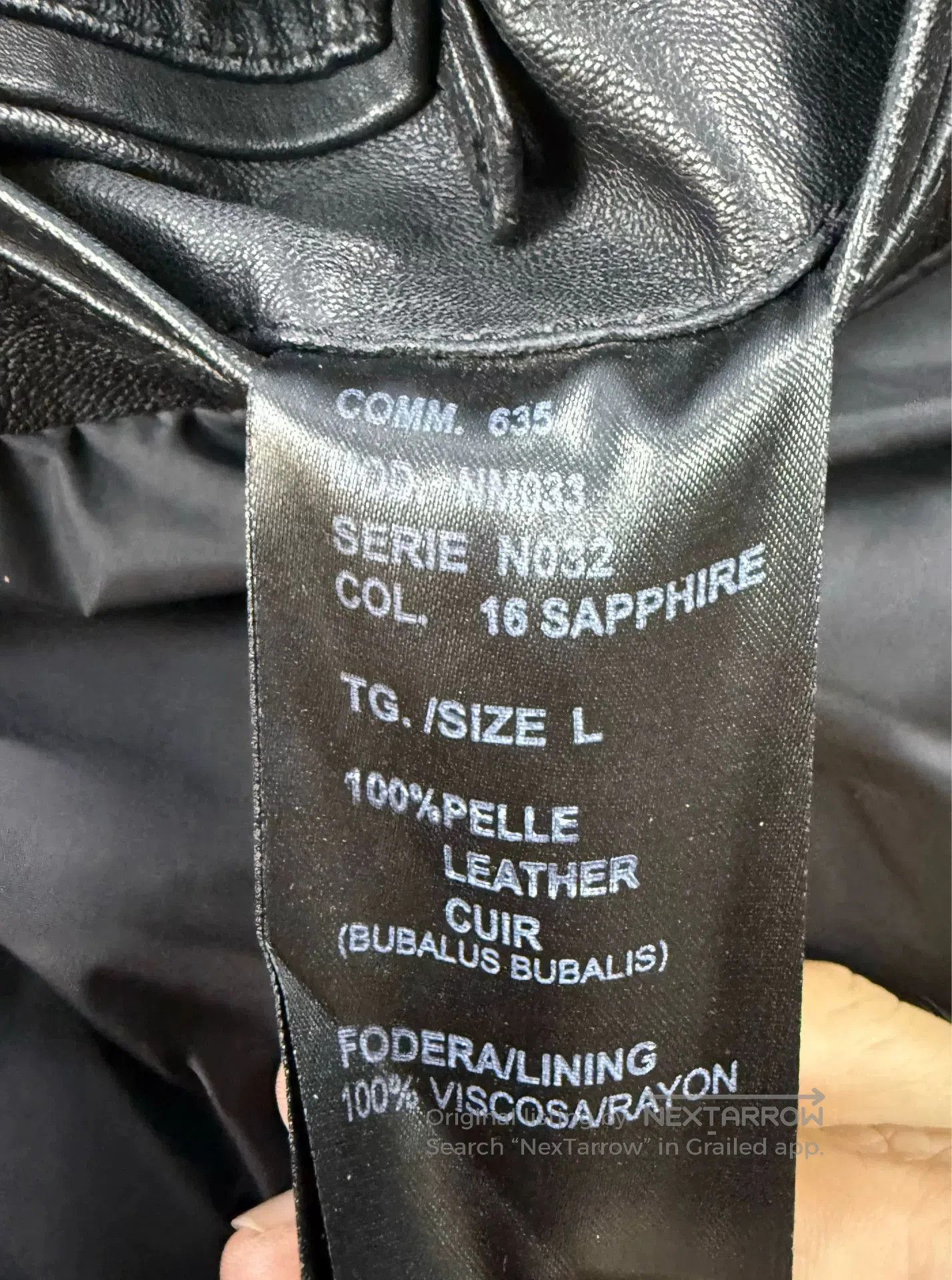 Neil Barrett Men's Leather Jacket by Neil Barrett. Size US M / EU 48-50 / 2 - 5 Thumbnail