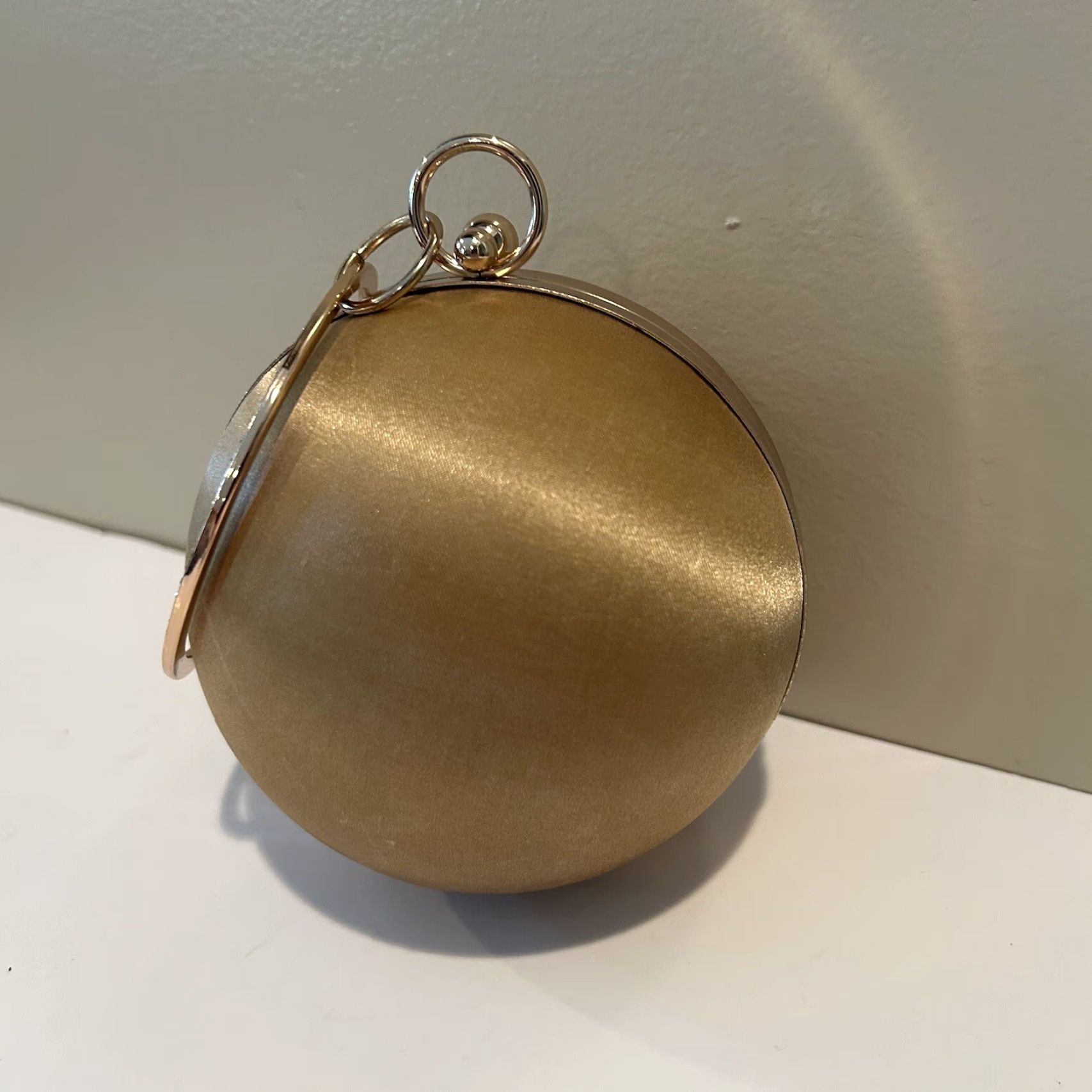 Bally Versona Clutch Ball Gold Rhinestone Small Womens Size ONE SIZE - 3 Thumbnail