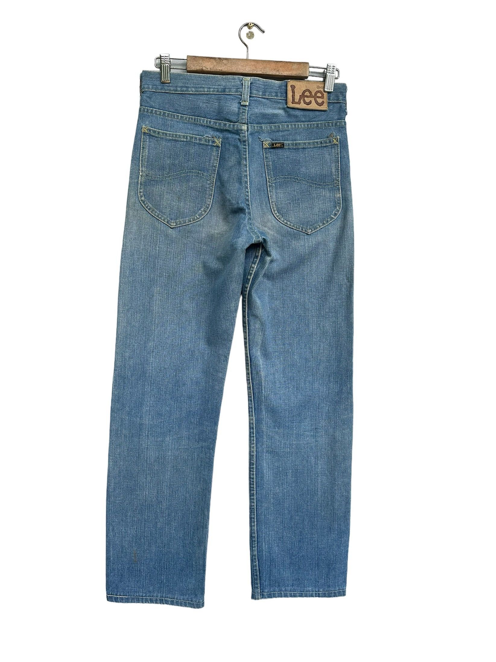 Lee Rare Vtg Distressed Lee Riders 70s Talon 42 Flare Denim Jean Size US 30 / EU 46 - 2 Thumbnail