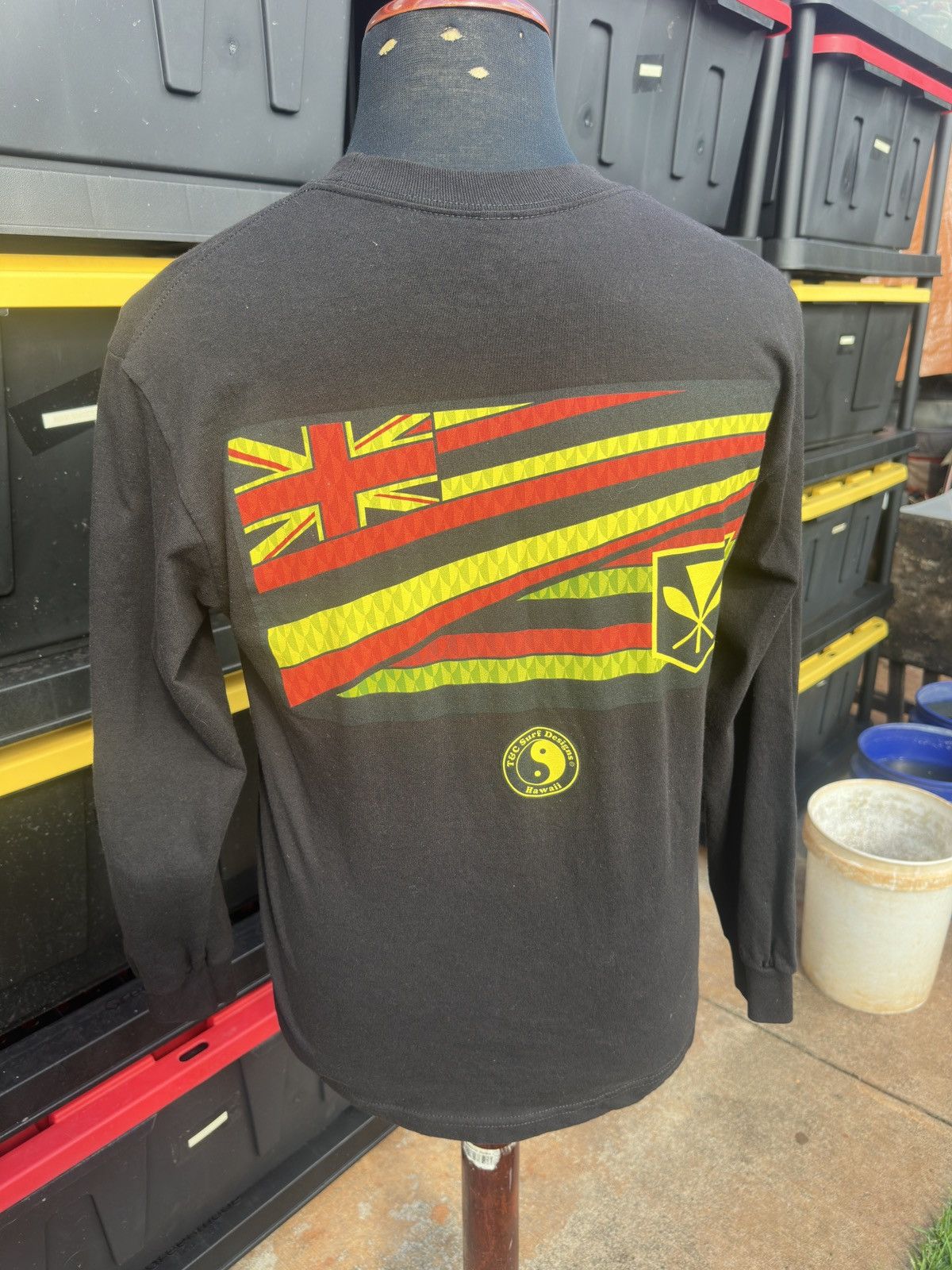 TCM PreOwned T&C Surf Design Long Sleeve Surfer Shirt Medium Size US M / EU 48-50 / 2 - 2 Thumbnail