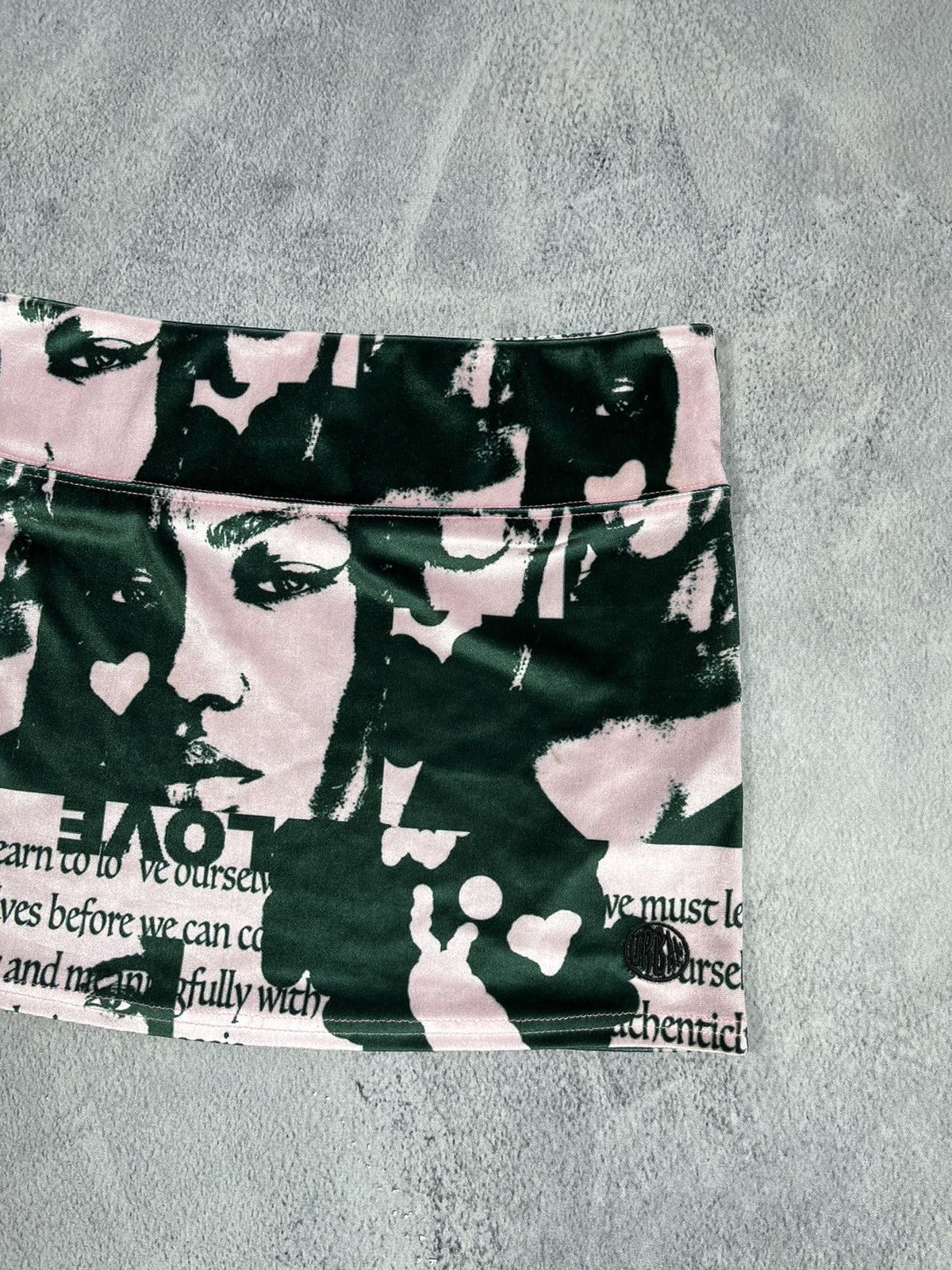 Vintage Vintage Y2K Japanese all over mini skirt streetwear size M Size 28" / US 6 / IT 42 - 3 Thumbnail