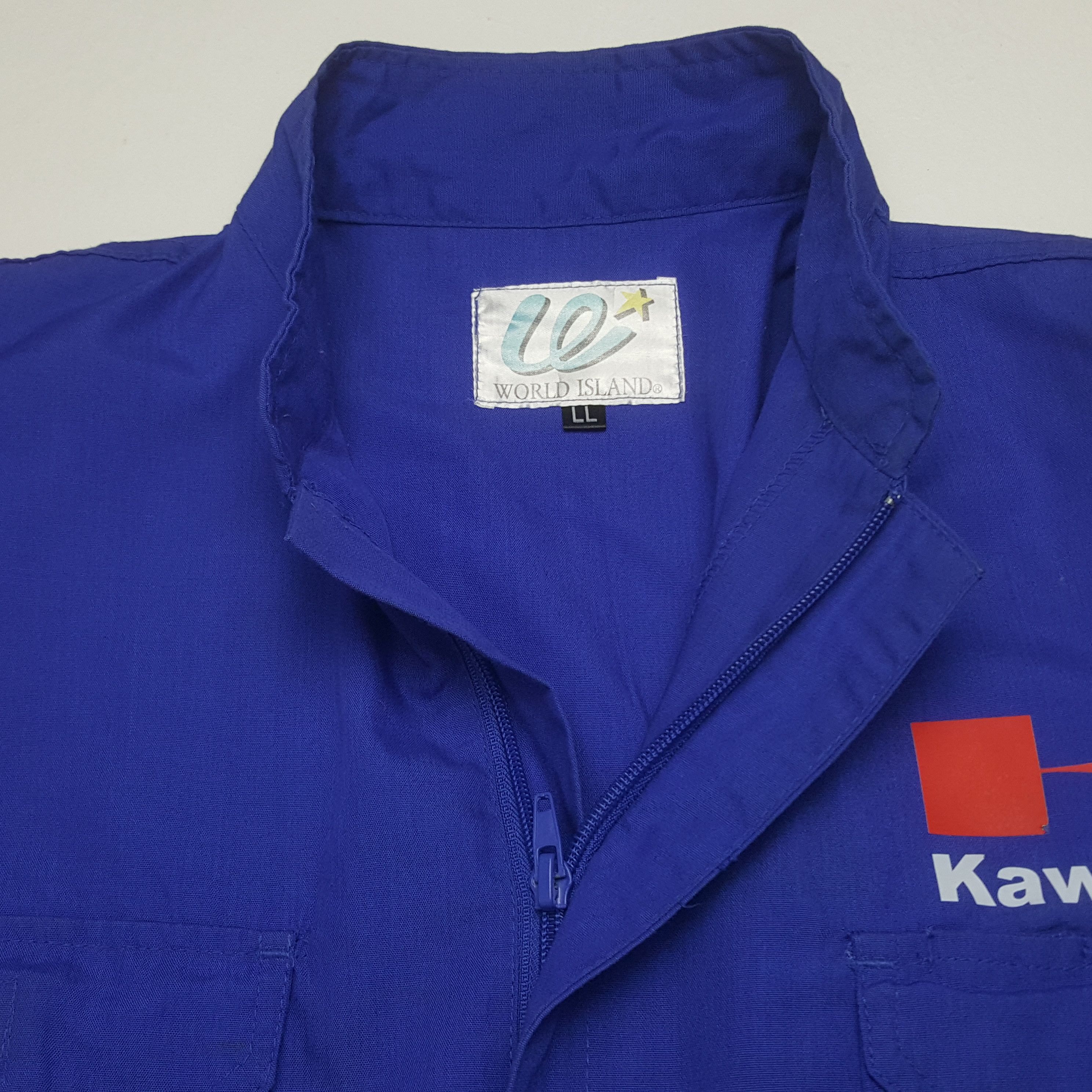 Japanese Brand Vintage Kawasaki Racing Motorsports Coverall Jacket C308N23 Size US M / EU 48-50 / 2 - 9 Thumbnail