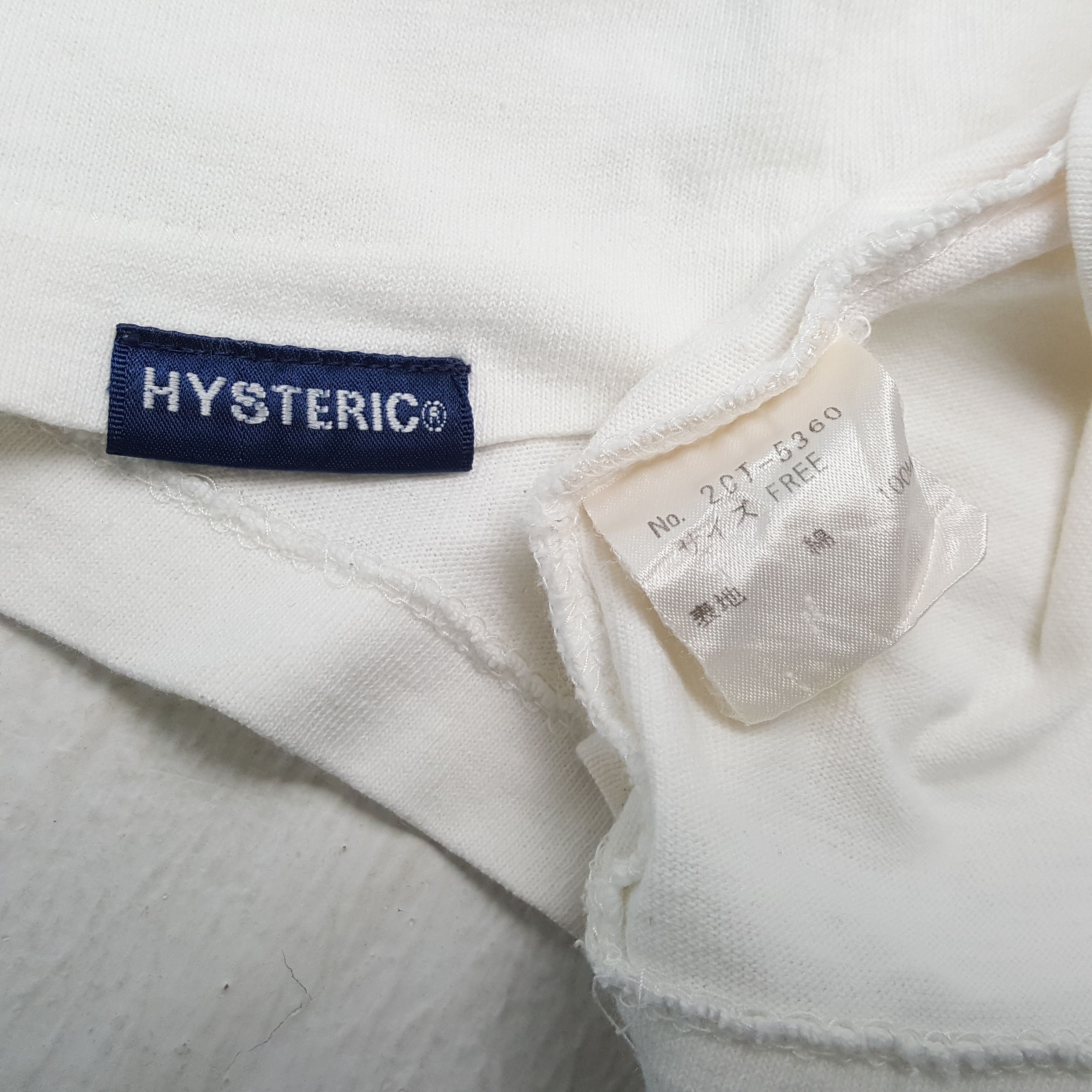 Hysteric Glamour × Japanese Brand × Vintage Vintage HYSTERIC GLAMOUR Japanese Fashion Brand T-Shirts Size US M / EU 48-50 / 2 - 5 Thumbnail