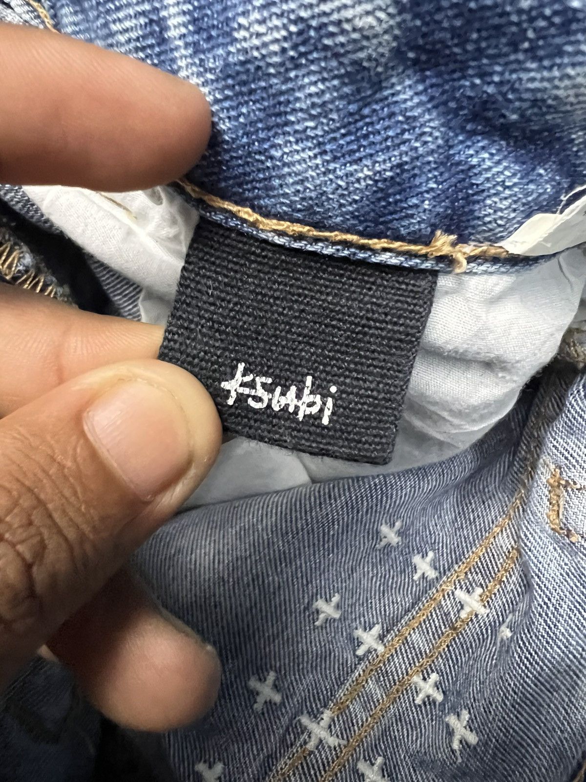 Yasuyuki Ishii Ksubi(Tsubi)CHITCH CHOP Billbored Blue Distressed Jeans (43) Size US 28 / EU 44 - 11 Thumbnail