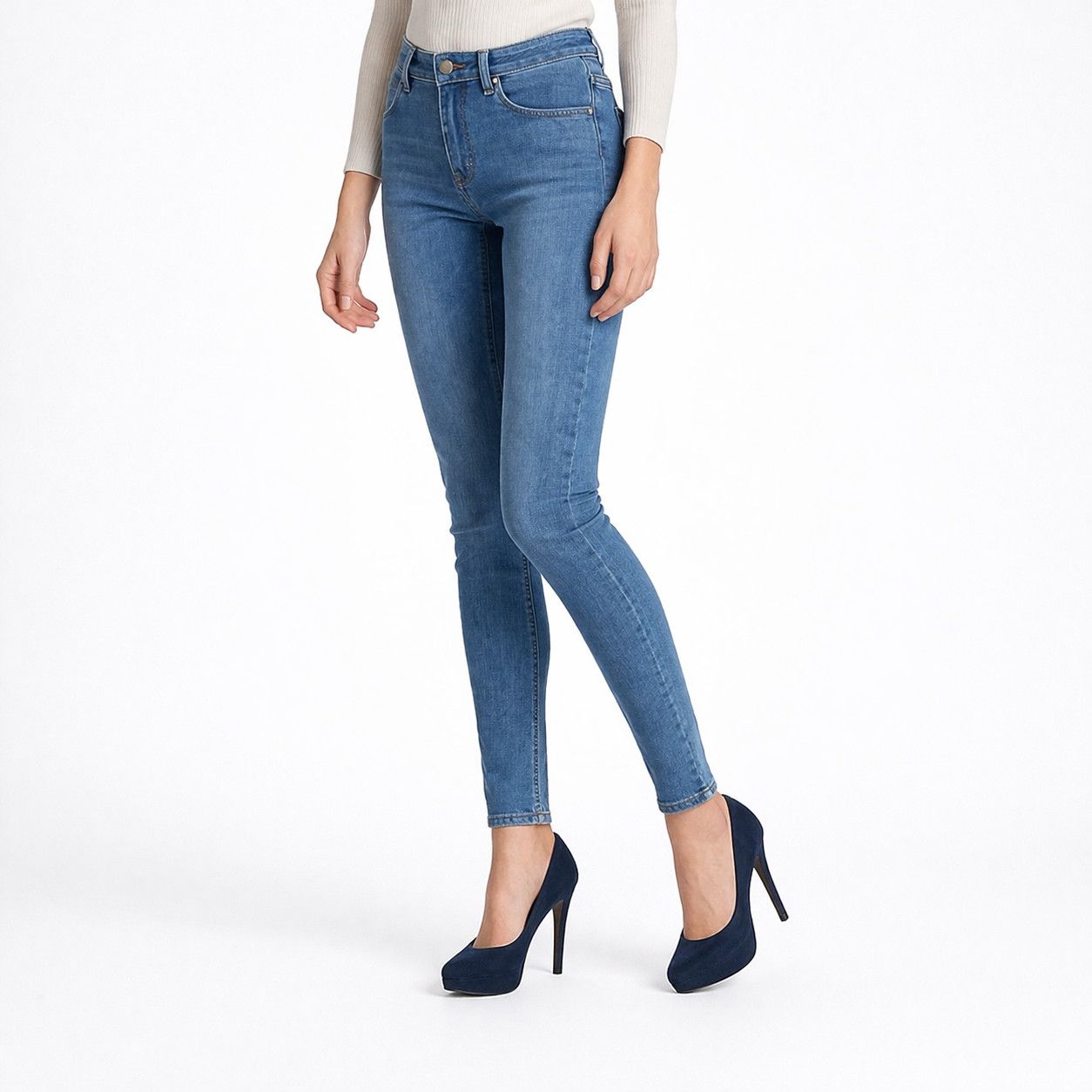 Vacation Kelsi Dagger Brette Suede Platform Almond Toe Stiletto Pumps Size US 9.5 / IT 39.5 - 1 Thumbnail
