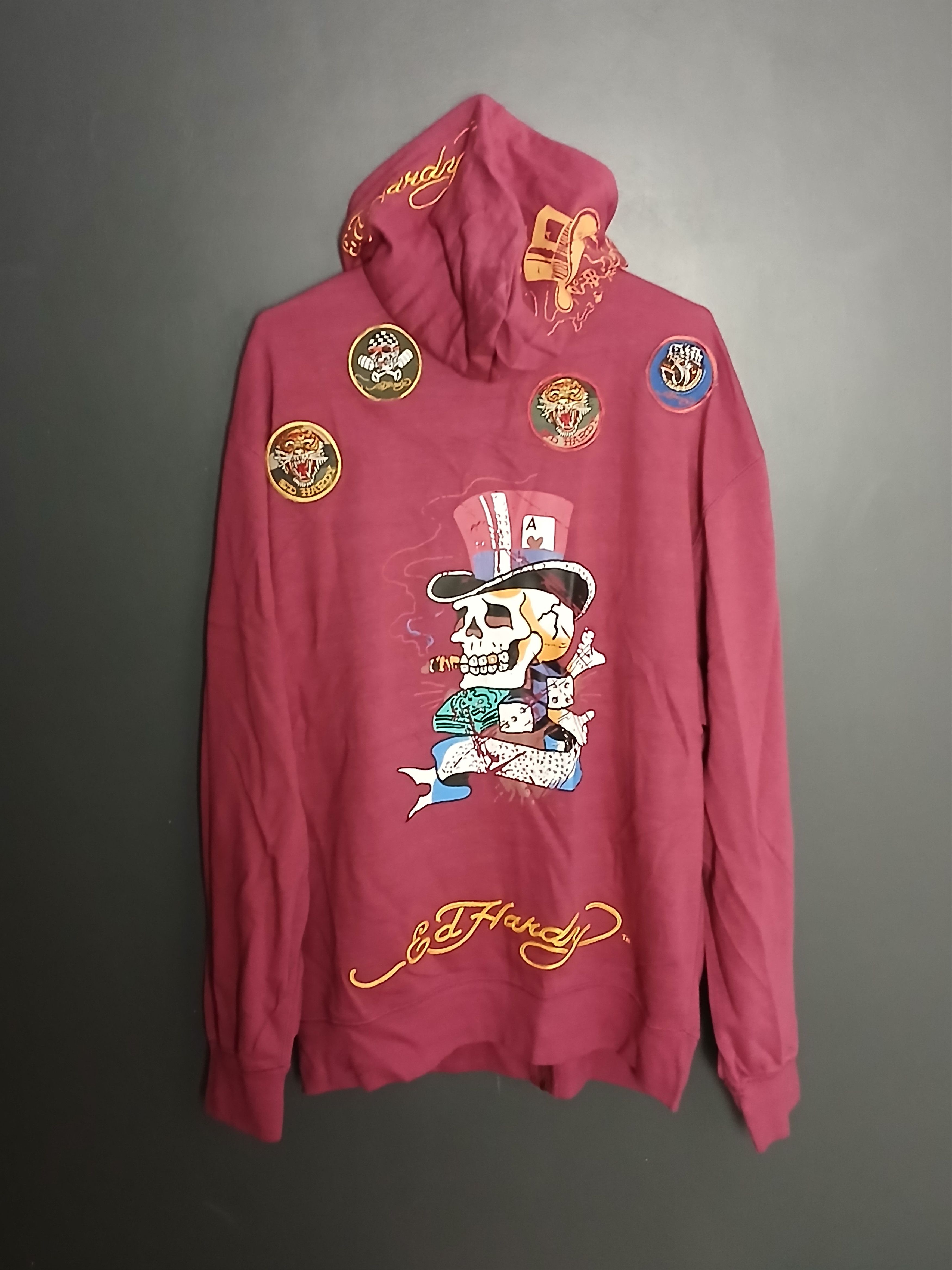 Christian Audigier × Ed Hardy New Ed Hardy Hoodie Size US XXL / EU 58 / 5 - 1 Thumbnail