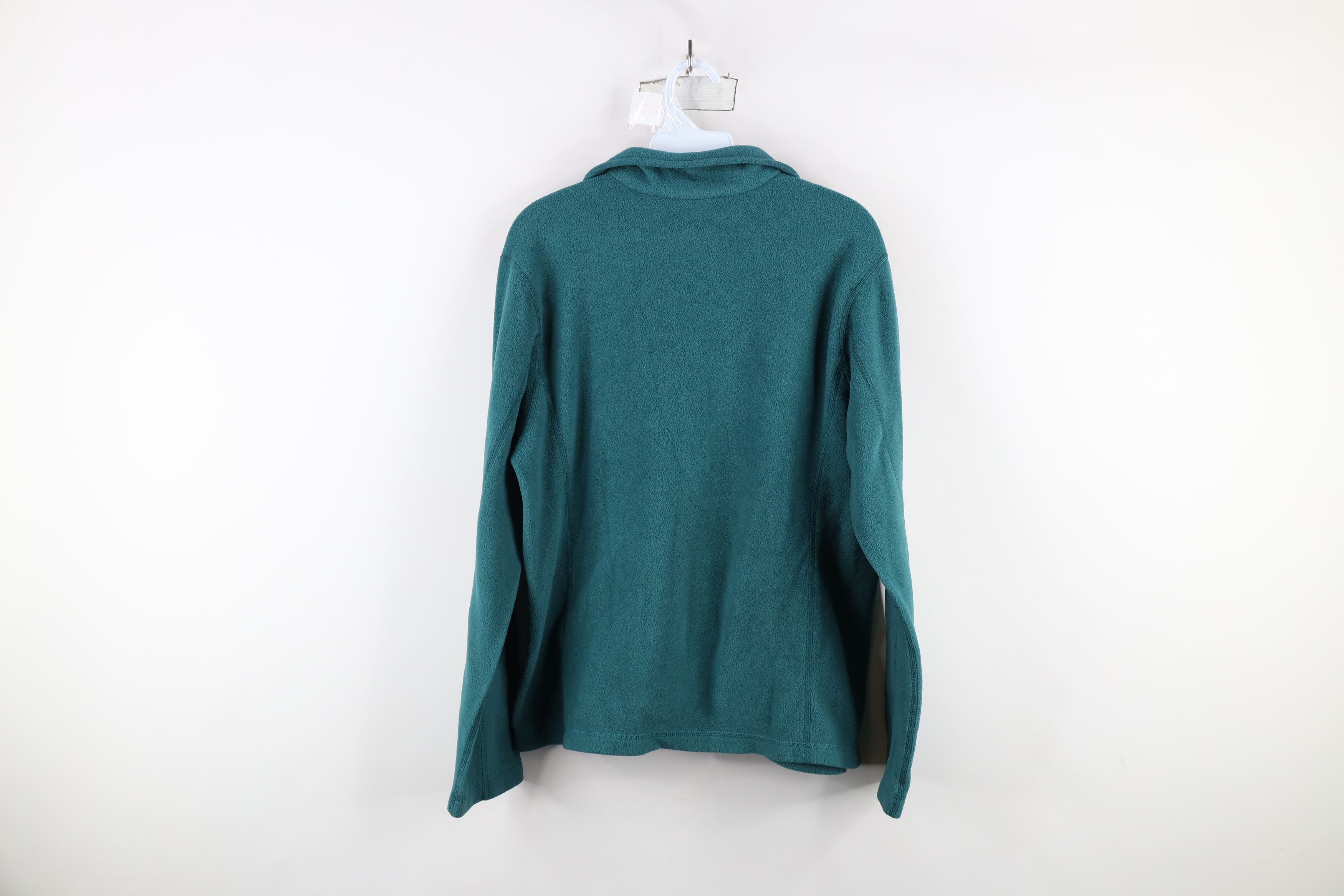 Patagonia × Vintage Patagonia Micro D 1/4 Zip Fleece Pullover Sweater Green Size L / US 10 / IT 46 - 12 Thumbnail