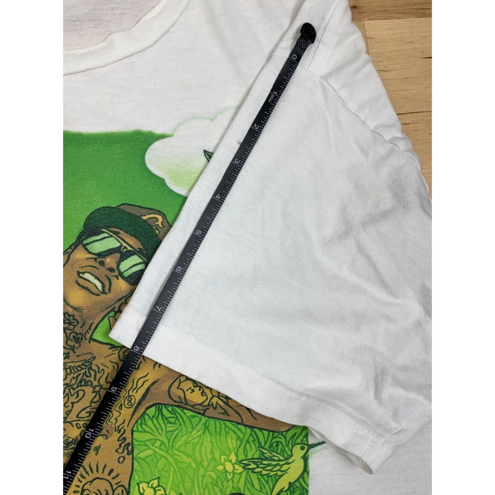Vintage Wiz Khalifa T Shirt White Short Sleeve Size L DISTRESS 2119 Men's Crew Neck Graphic Regular Fit Size US L / EU 52-54 / 3 - 7 Thumbnail