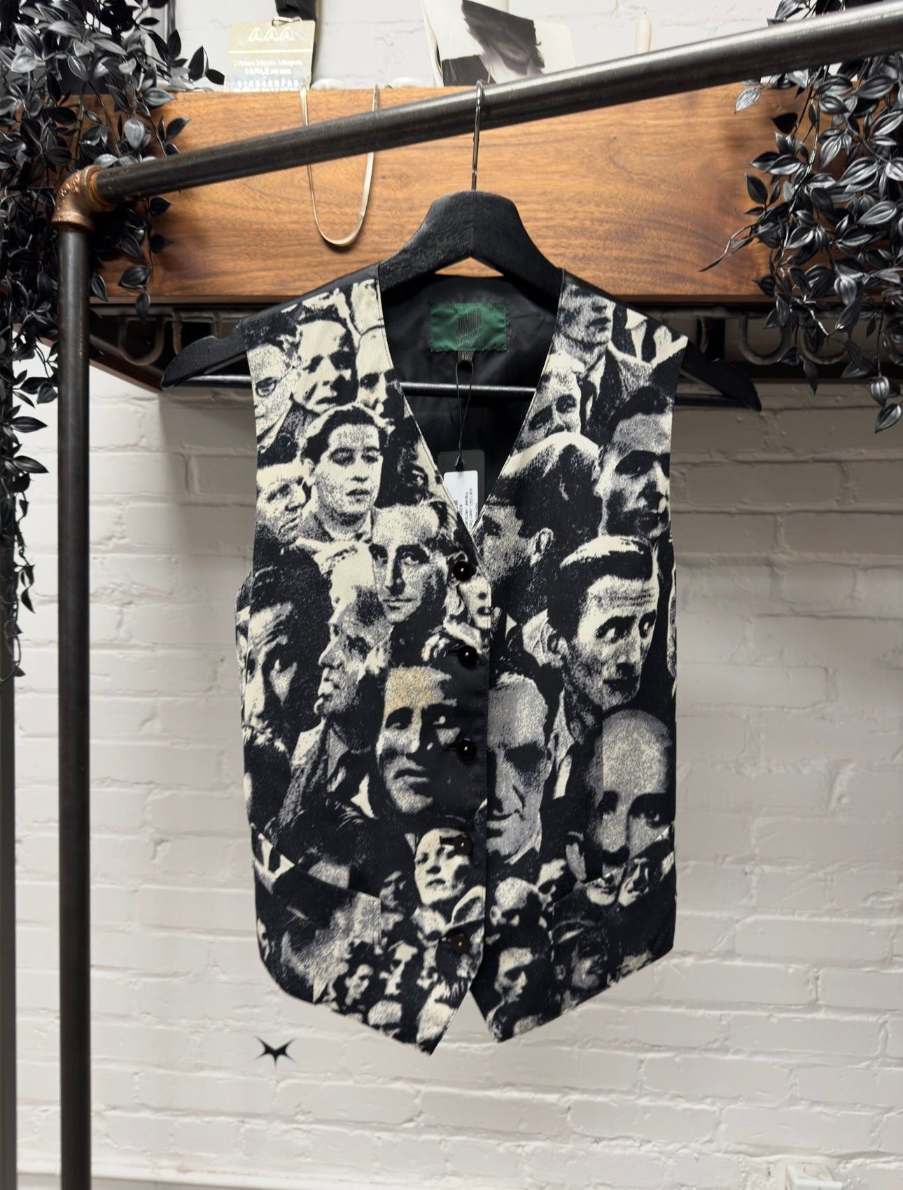 Jean Paul Gaultier Jean Paul Gaultier AW92 Face Print Jacquard