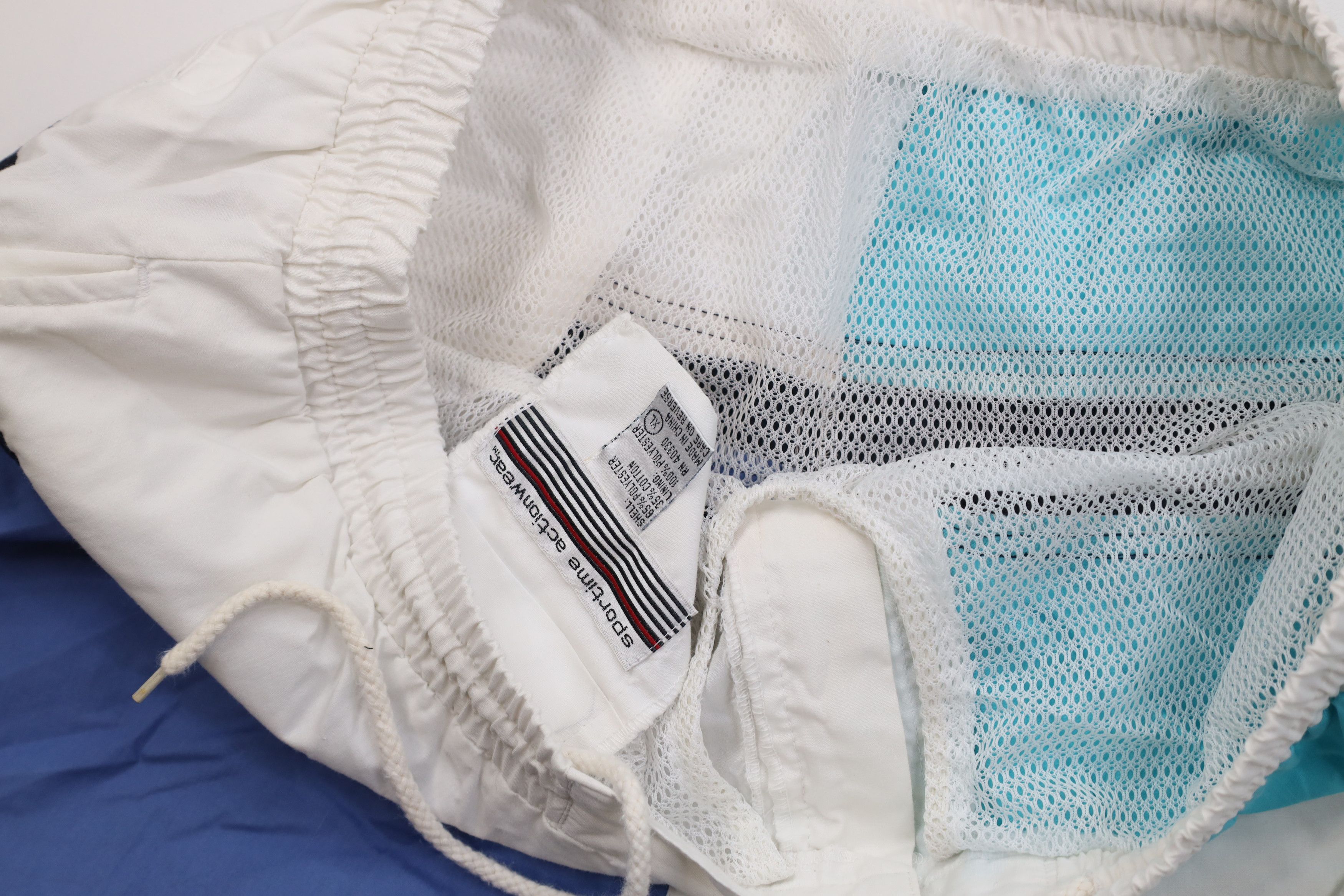 Vintage Vintage 90s Streetwear Lined Sailing Swim Trunks Shorts Size US 36 / EU 52 - 8 Thumbnail