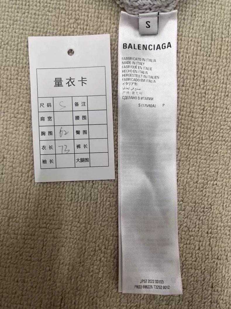 Balenciaga Balenciaga Embroidered Logo Long Sleeve Sweater-2506 Size US S / EU 44-46 / 1 - 5 Thumbnail