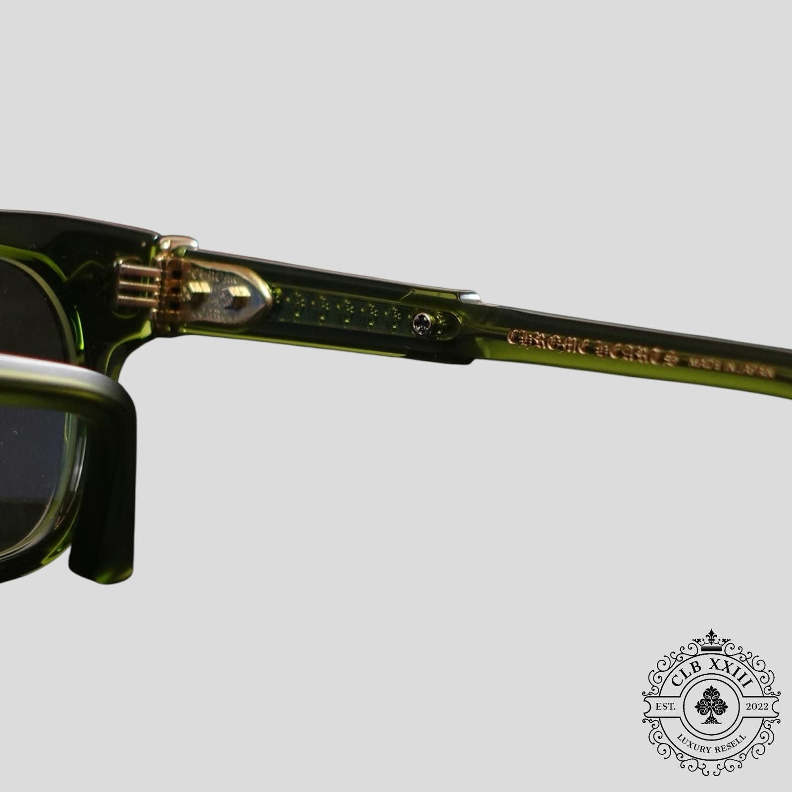 Chrome Hearts Chrome Hearts Jenna Tail Yea Glasses in Green Size ONE SIZE - 4 Thumbnail