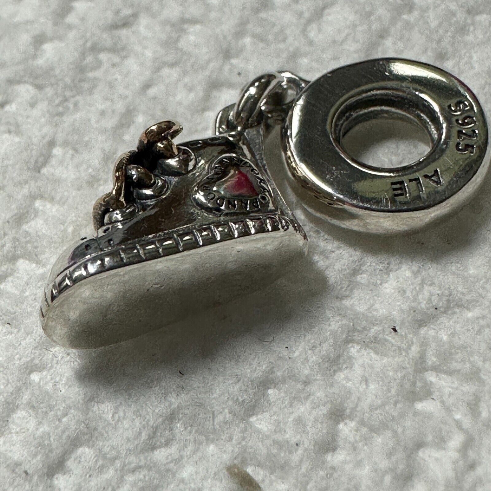 pandora Pandora, Genuine Baby Shoe Retired Dangle Charm, 925 ALE Sil Size ONE SIZE - 4 Thumbnail