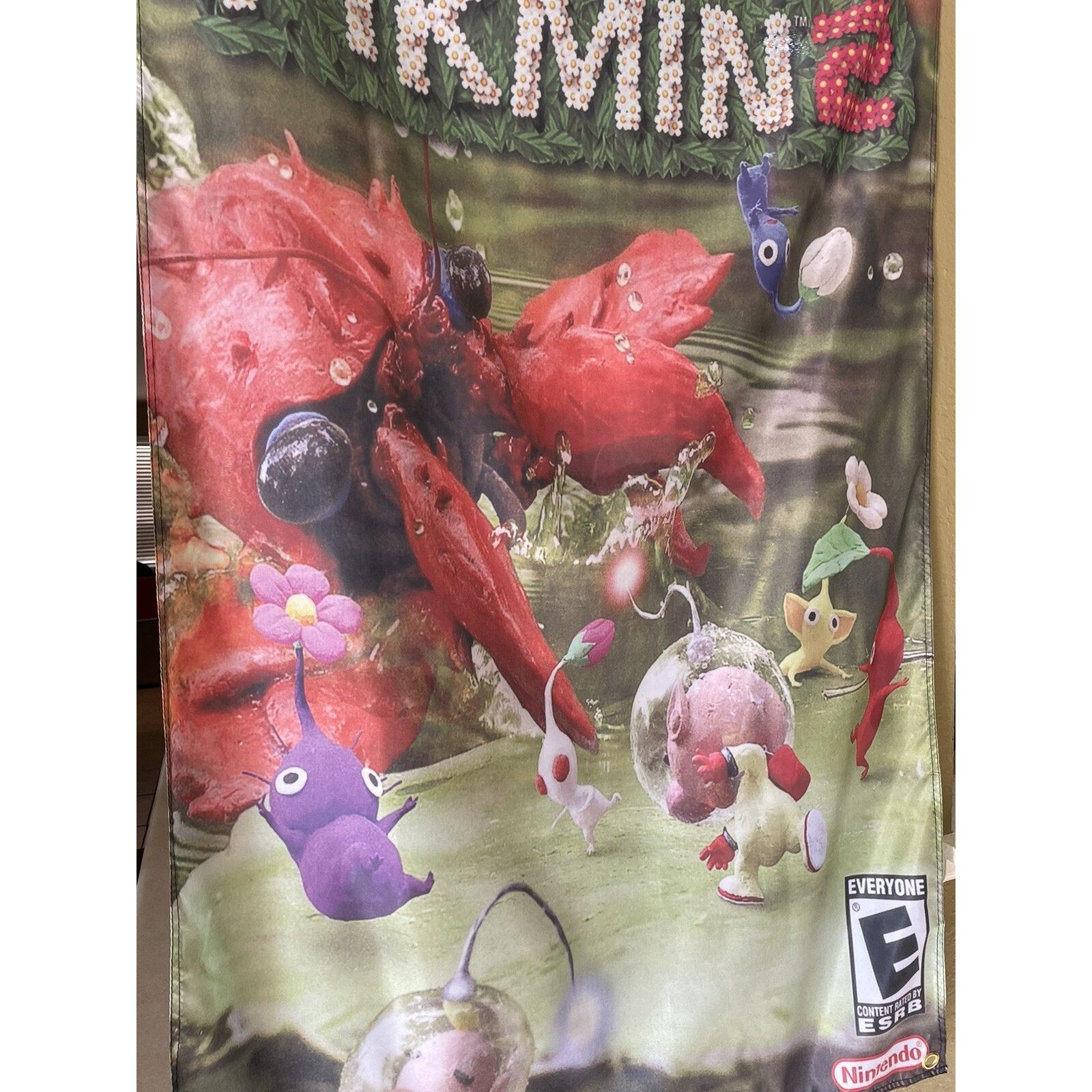 Nintendo Nintendo GameCube Pikmin 2 5' Flag Poster Banner 2004 Size ONE SIZE - 3 Thumbnail