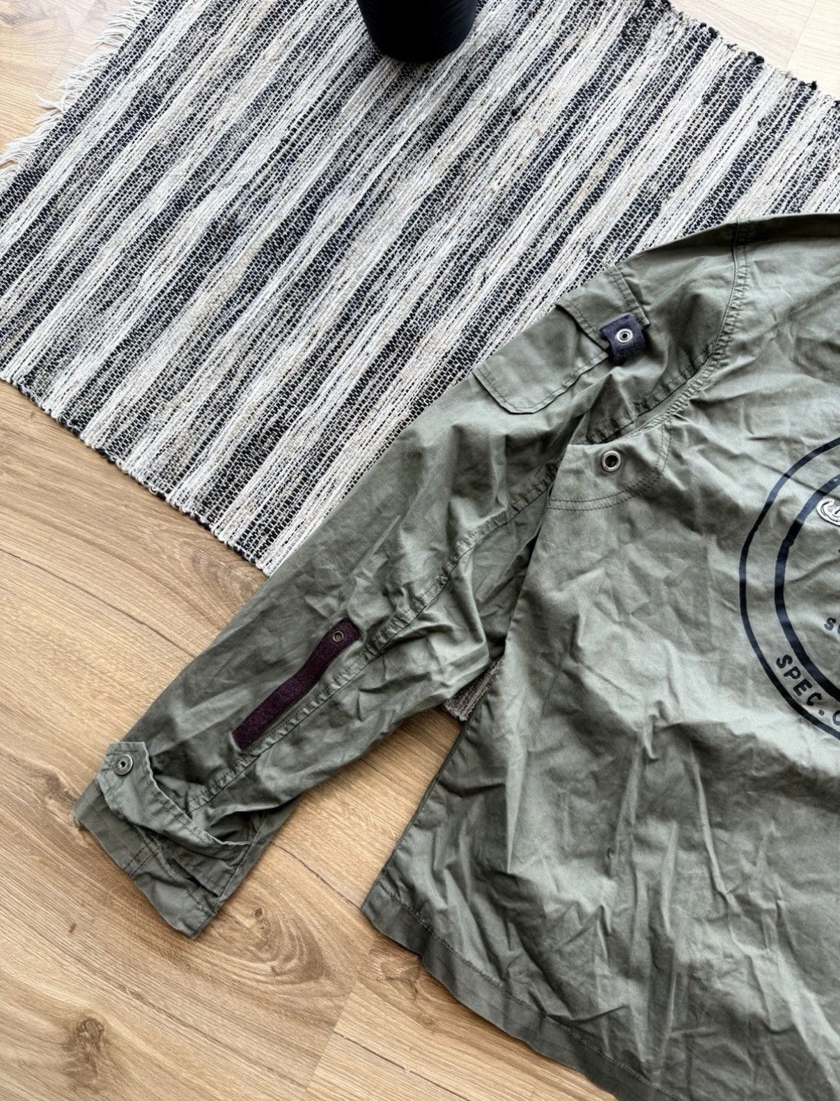 G-Star VINTAGE G-STAR RAW MILITARY JACKET SOUTH WITH HOOD COTTON Size US L / EU 52-54 / 3 - 14 Thumbnail