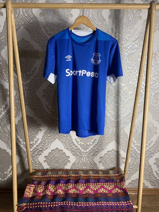 Umbro VINTAGE UMBRO EVERTON SOCCER JERSEY Y2K DRILL RETRO RARE 90s