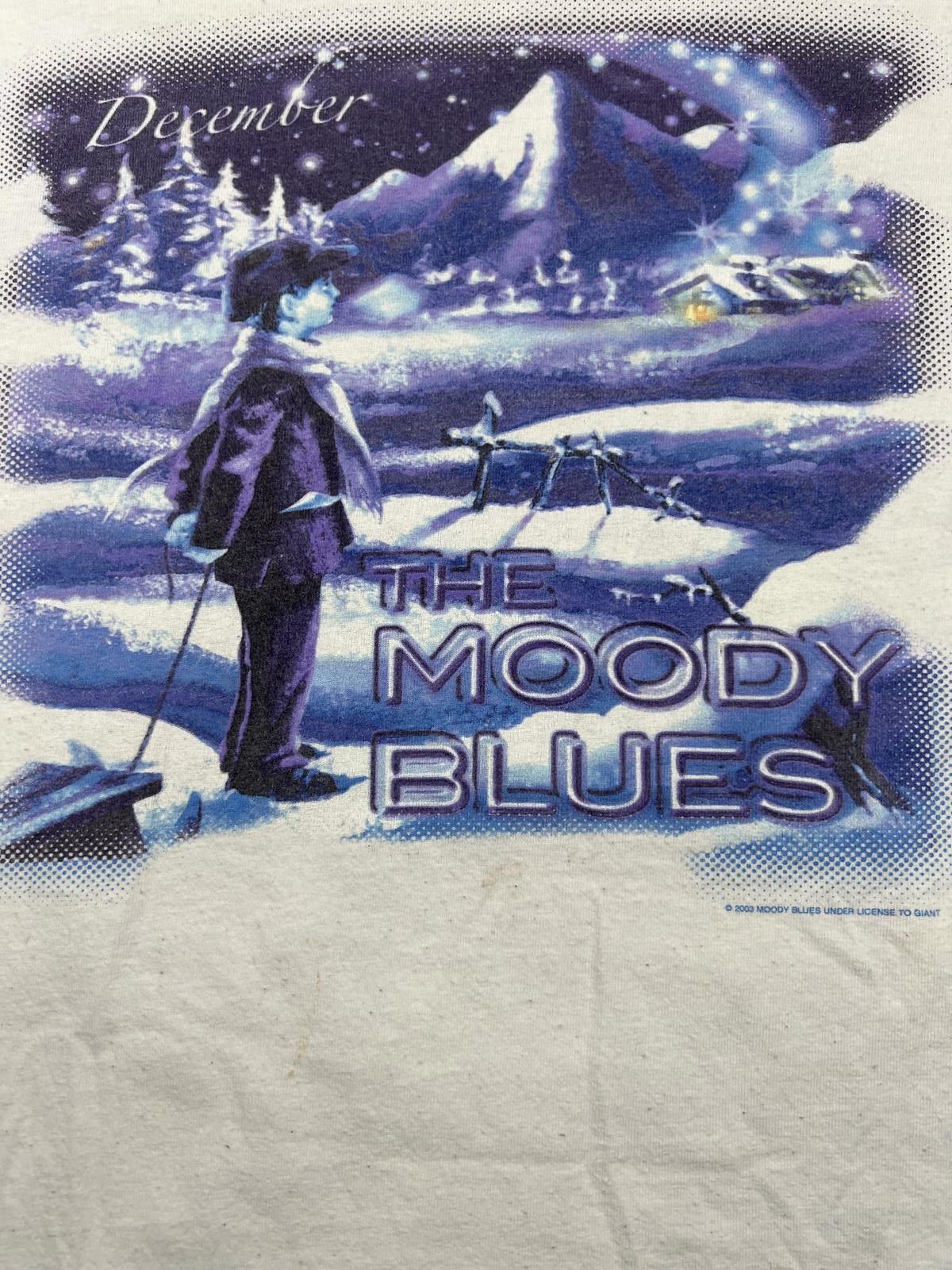 Giant 2003 The Moody Blues December Tour Vintage T-Shirt Size ONE SIZE - 2 Thumbnail