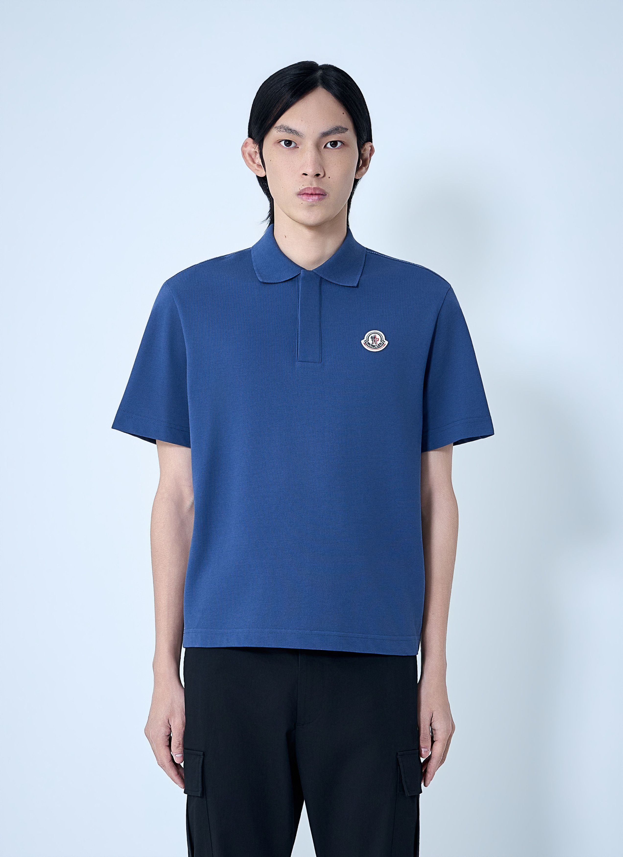 Moncler Piqué Polo Shirt Size US L / EU 52-54 / 3 - 1 Thumbnail