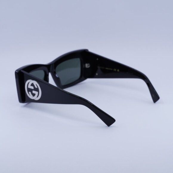Gucci 🕶️ New Gucci GG1842S 001 Sunglasses - Shiny Black Frame Size ONE SIZE - 9 Thumbnail