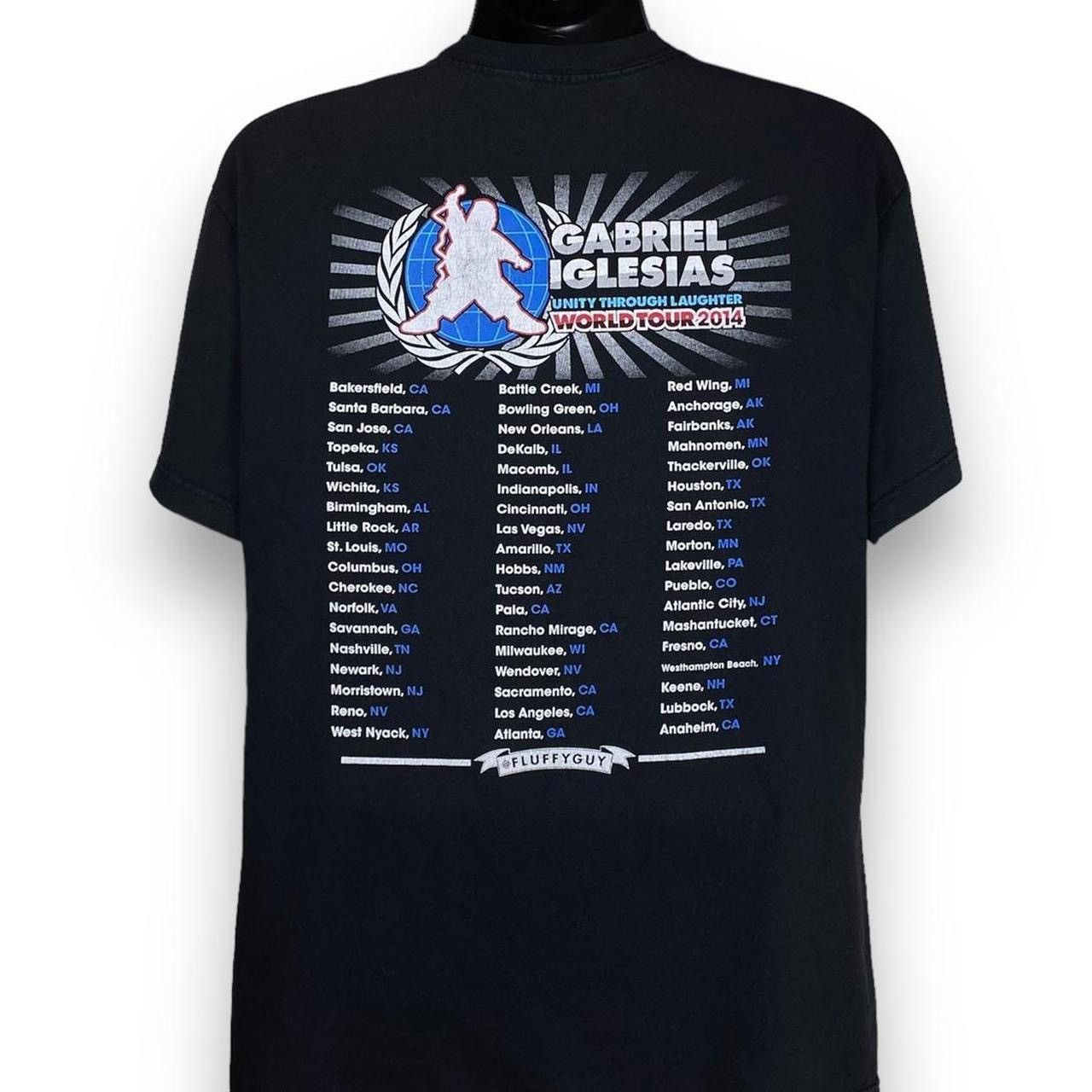 Band Tees Gabriel Iglesias Fluffy Tour 2014 Stand Up Comedy Tshirt Size US L / EU 52-54 / 3 - 2 Thumbnail