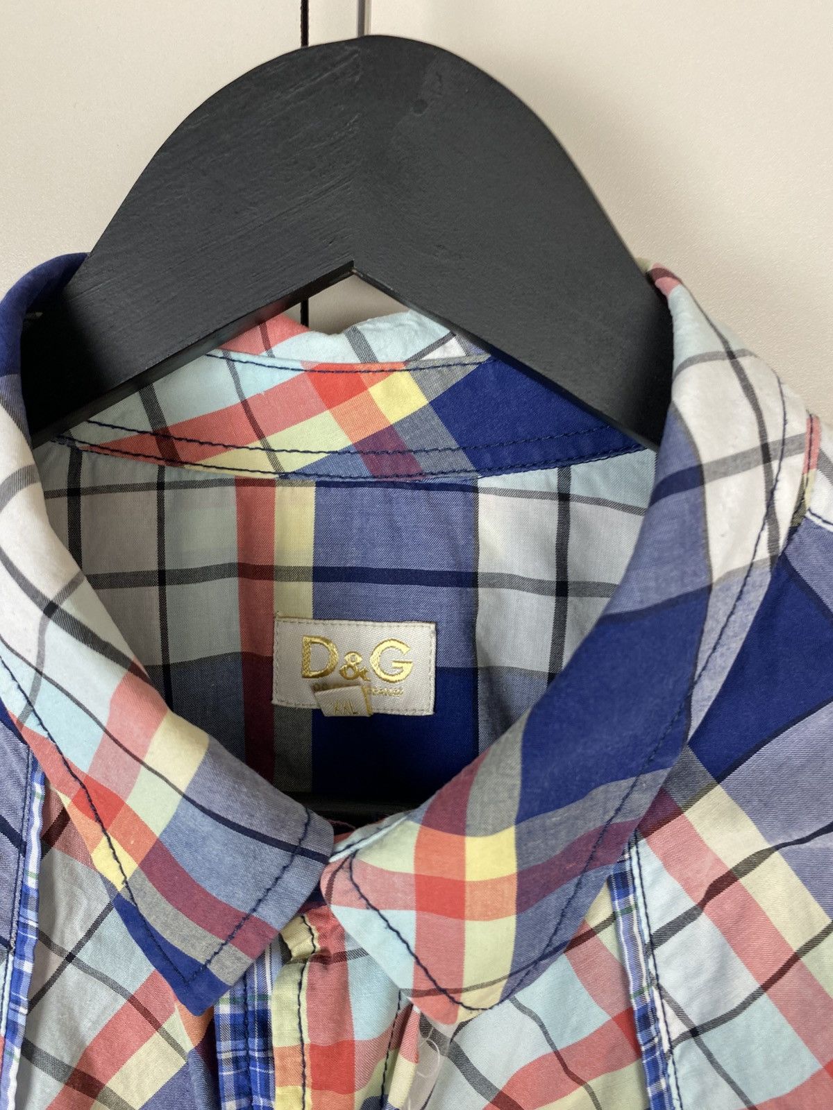Dolce & Gabbana Vintage Dolce Gabbana Plaid Shirts Y2K Opium Luxury Style Size US XXL / EU 58 / 5 - 5 Thumbnail