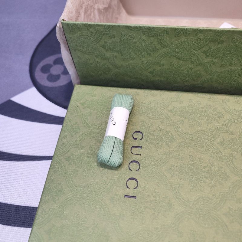 Gucci Gucci Screener Vintage Green Leather Sneakers - Size US 8.5 / EU 41-42 - 6 Thumbnail