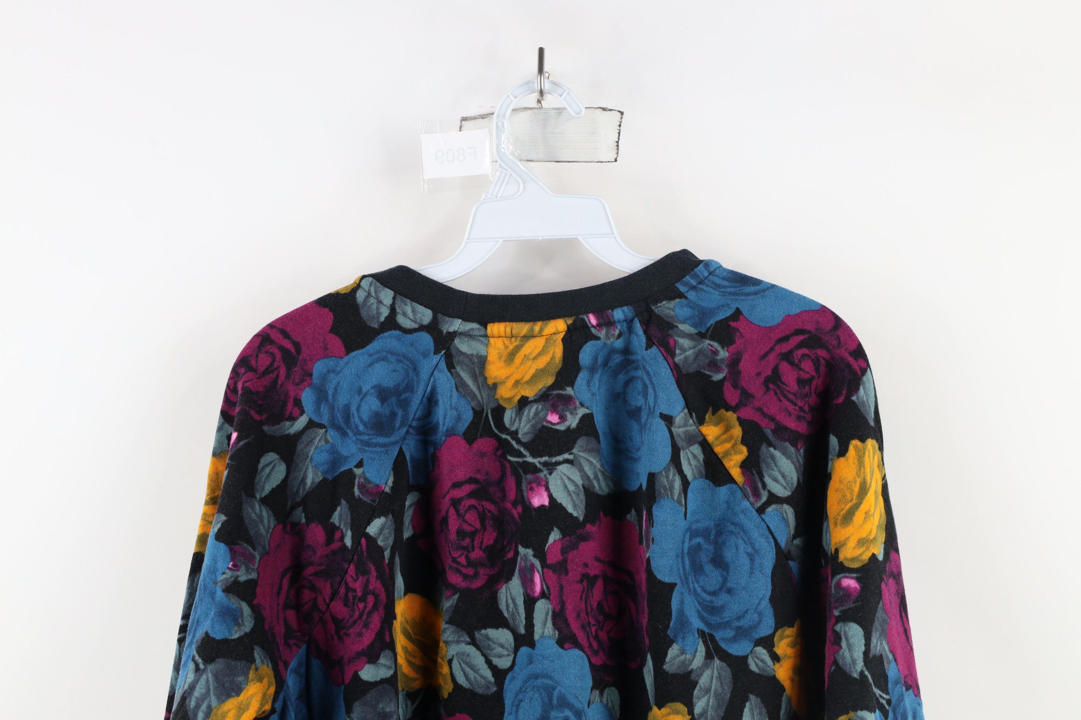 Nike × Vintage Vintage Y2K Nike Flower Floral All Over Print Sweatshirt Size L / US 10 / IT 46 - 10 Thumbnail