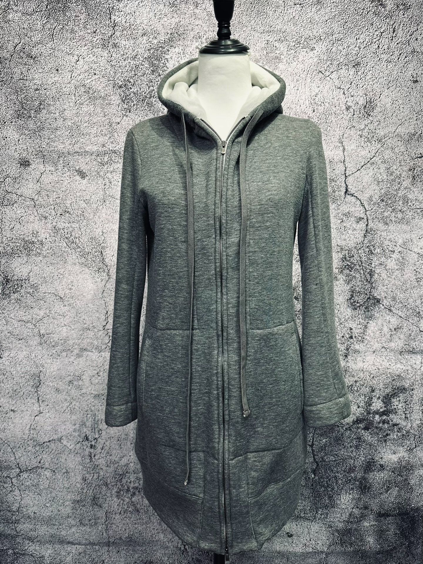 Bajra Long Hooded Parka Jacket with Pockets Size US S / EU 44-46 / 1 - 1 Thumbnail