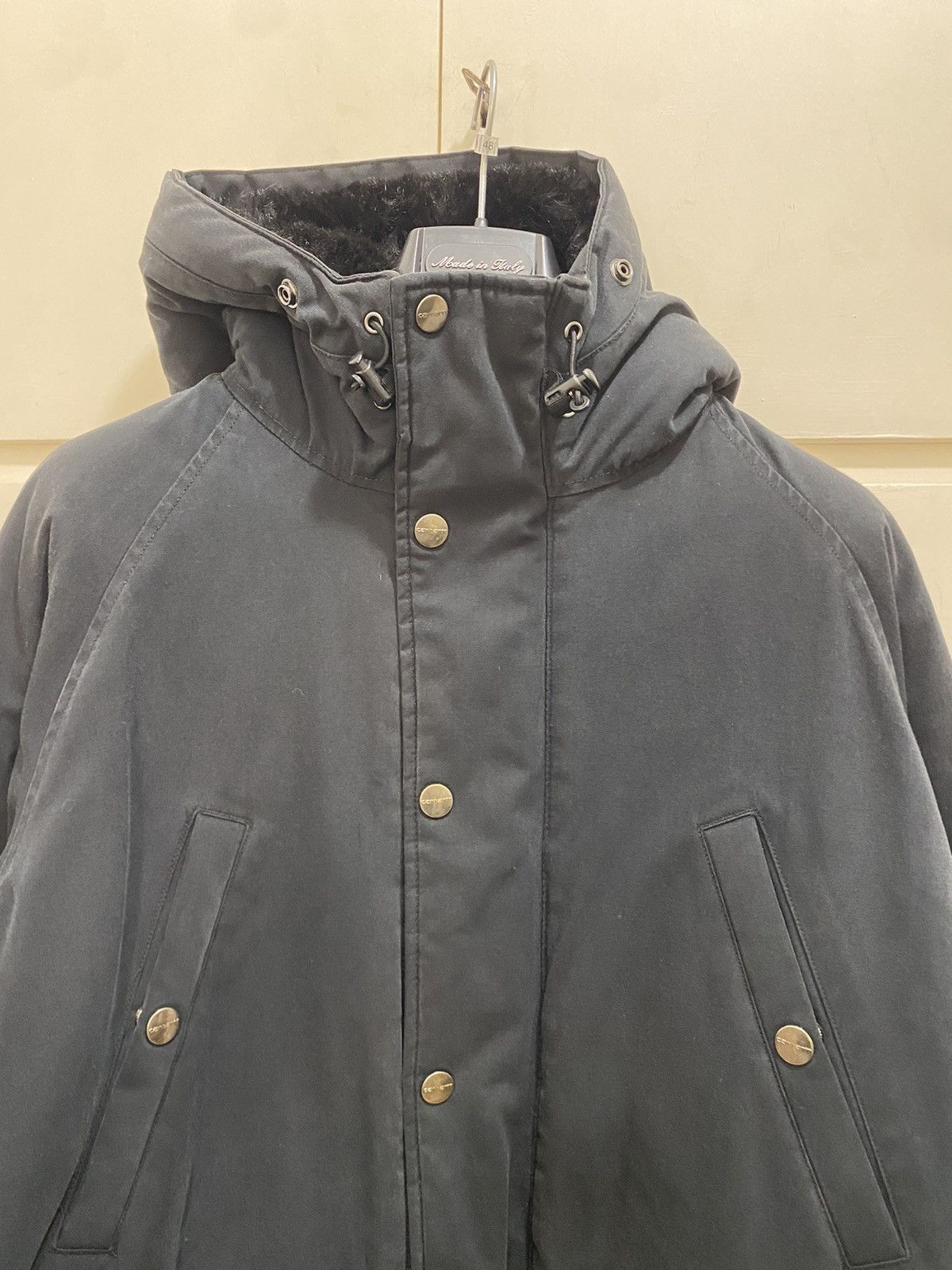 Carhartt Wip Carhartt WIP Trapper Parka, size XL, black, used Size US XL / EU 56 / 4 - 3 Thumbnail
