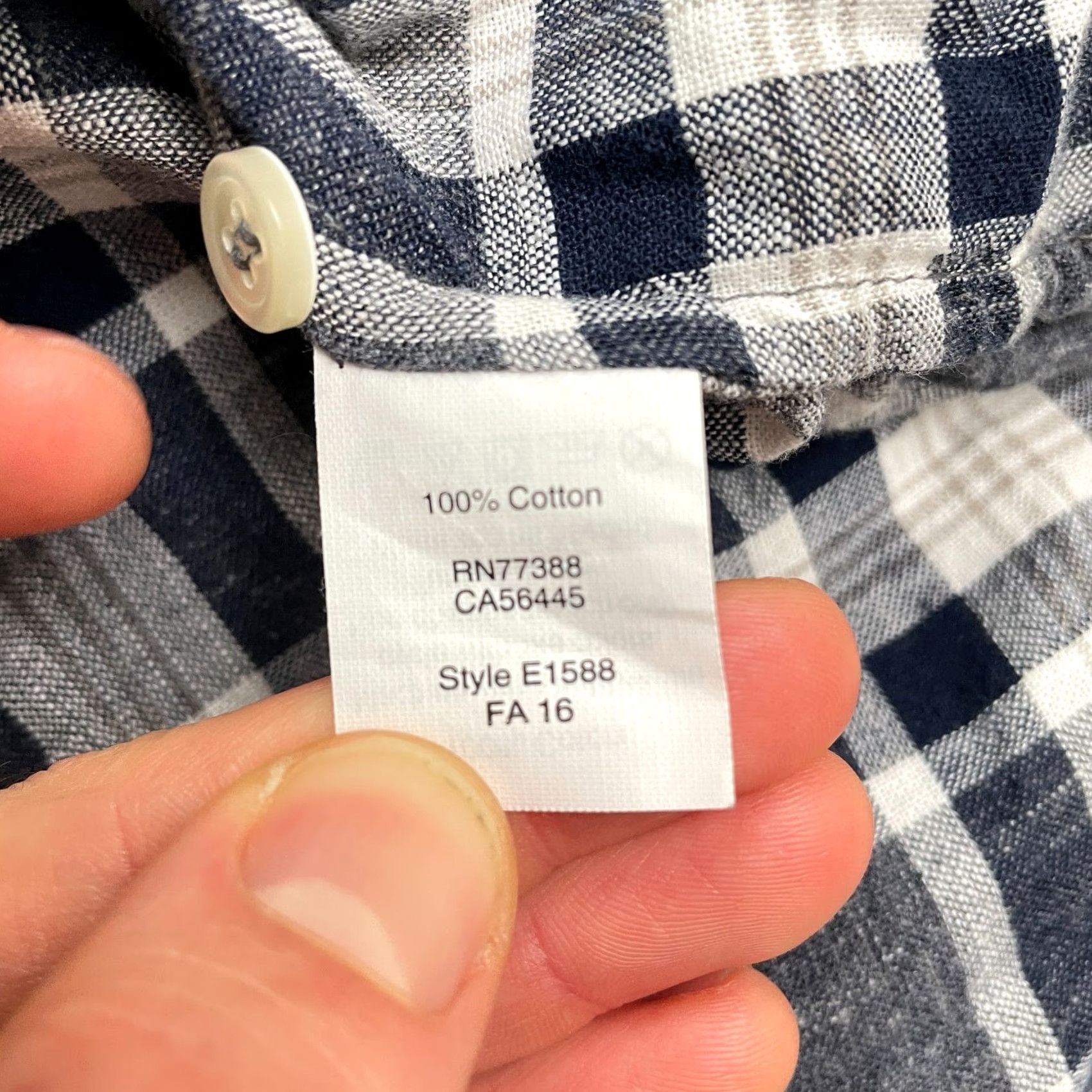 J.Crew J.Crew Boy Fit Tunic Shirt Womens XXS Petite Blue White Plaid Cotton Casual Top Size XXS / US 00 / IT 34 - 5 Thumbnail