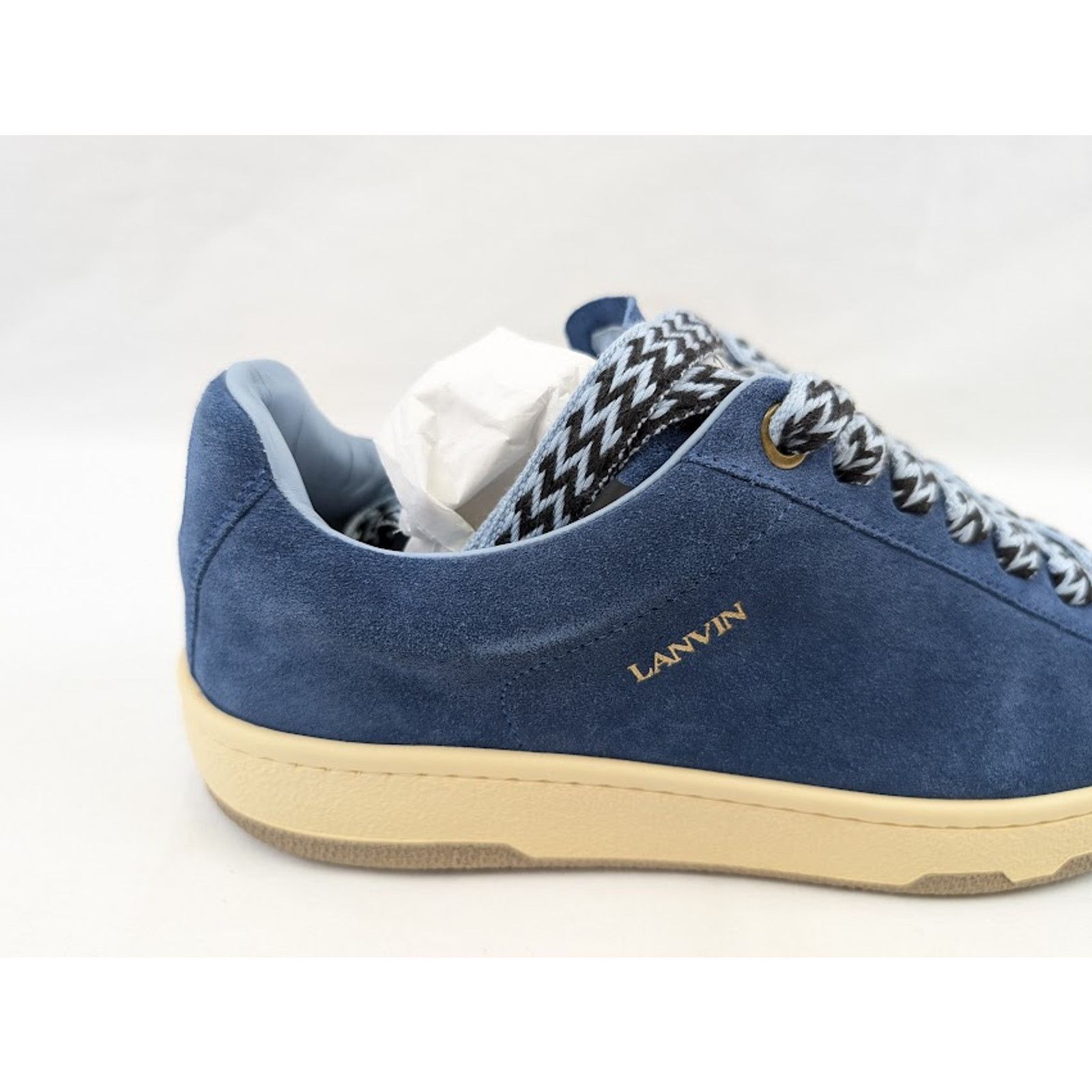 Lanvin o1rshd1 Curb Lite Low-Top Sneakers in Cornflower Size US 11 / EU 44 - 4 Thumbnail