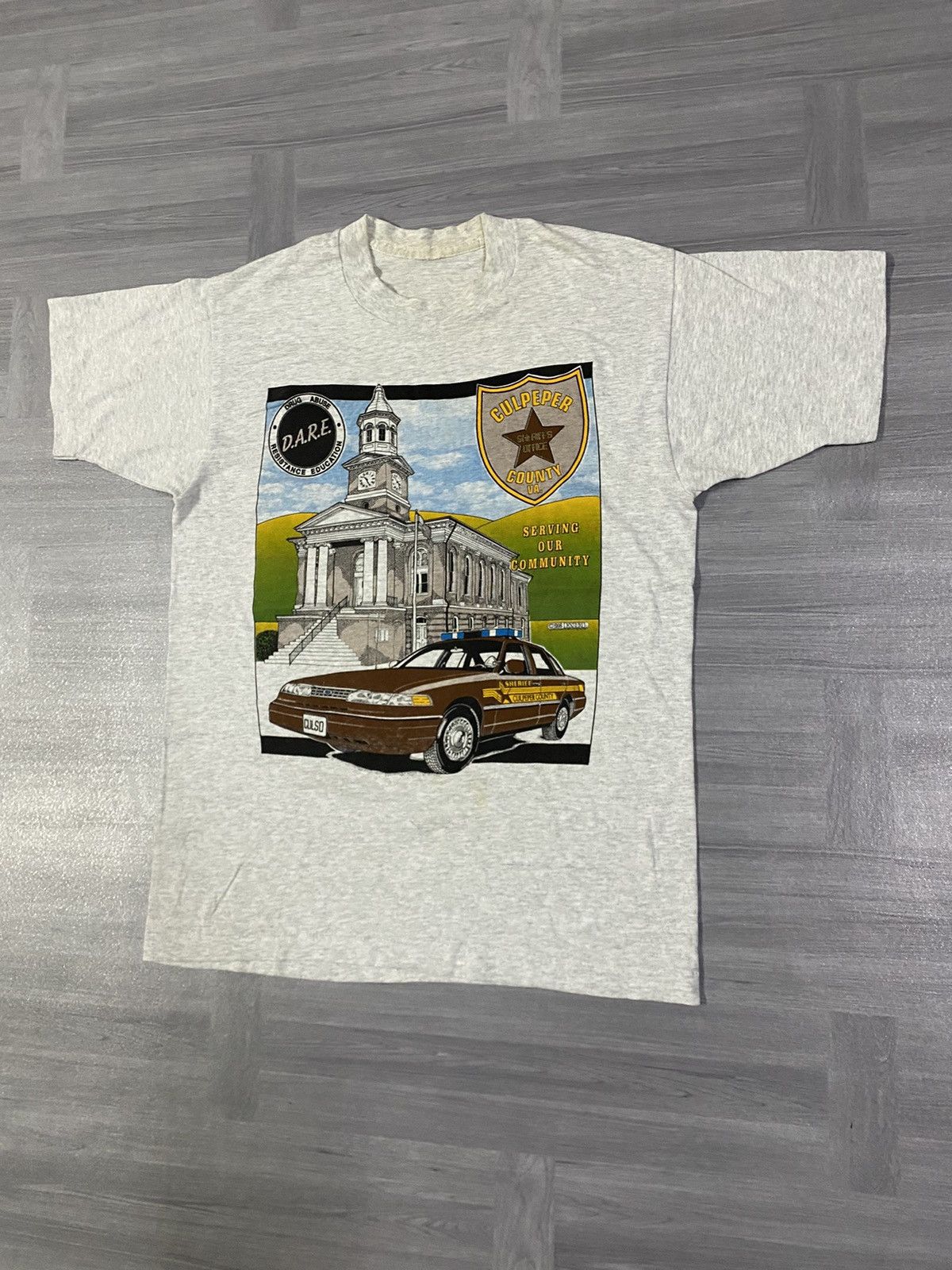 D.A.R.E Vintage D.A.R.E Sheriff Serving Our Cummunity Size US M / EU 48-50 / 2 - 2 Thumbnail