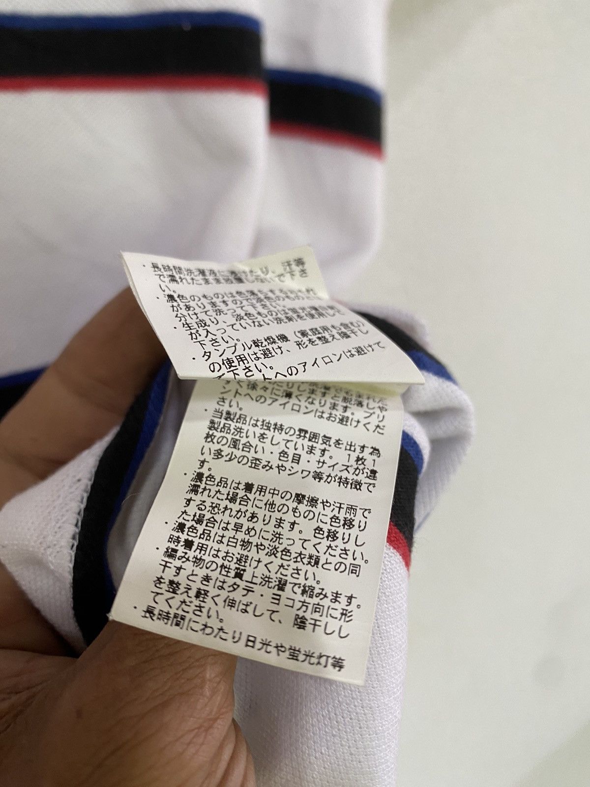 Japanese Brand × Xlarge X Large Collar T Shirt Blue Striped Size US L / EU 52-54 / 3 - 12 Thumbnail