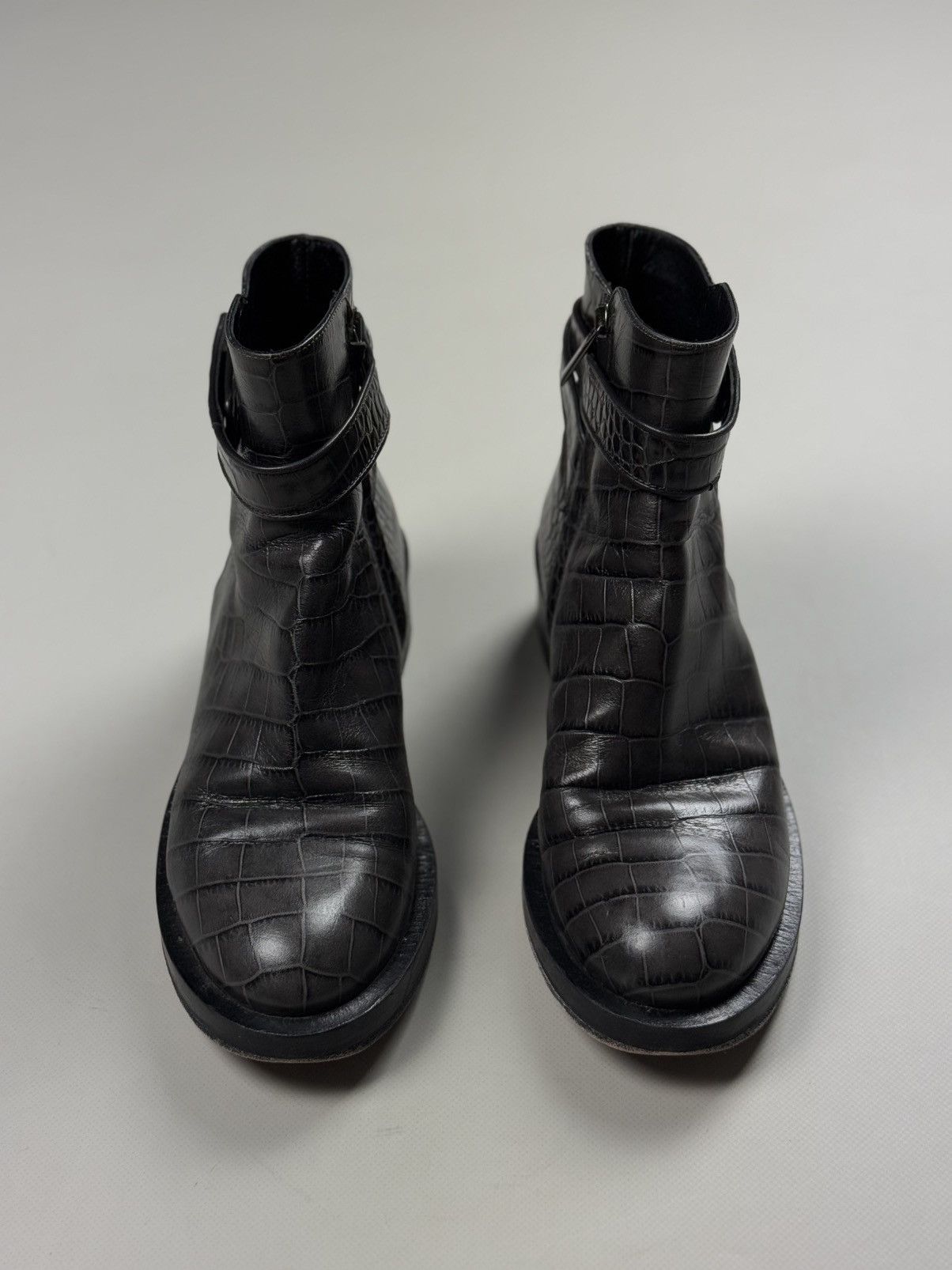 DOROTHEE SCHUMACHER Schumacher Ladies Leather Ankle Zip Combat Boots Size 38 Size US 8 / IT 38 - 6 Thumbnail