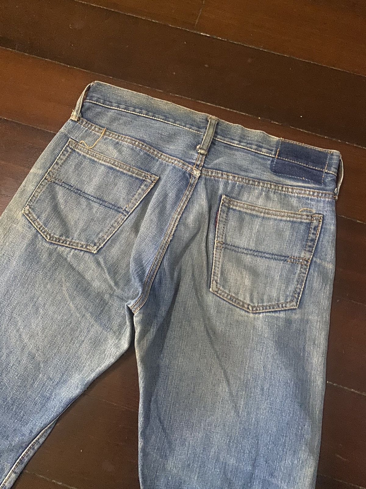 Vintage Fire 🔥 vintage 90s BIG STONE distressed denim rework Size US 32 / EU 48 - 16 Thumbnail