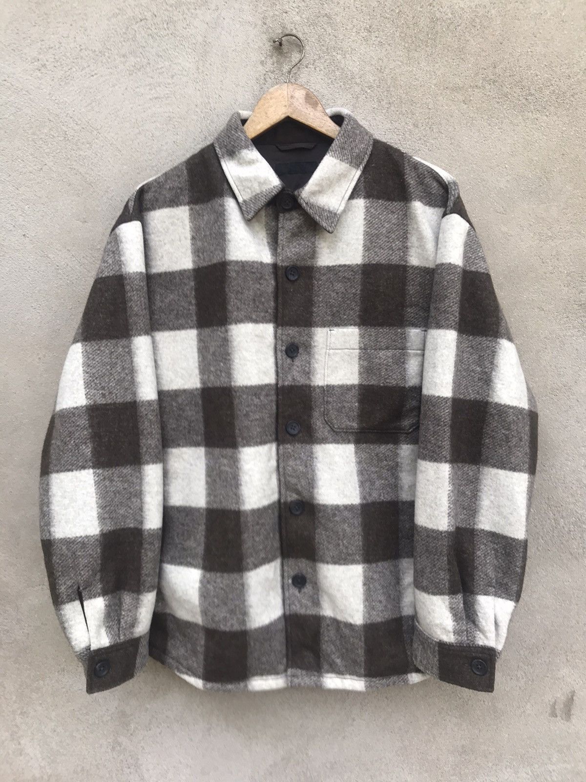 Uniqlo RARE UNIQLO WORKER WOOL BUTTON UP JACKET Size US L / EU 52-54 / 3 - 7 Thumbnail