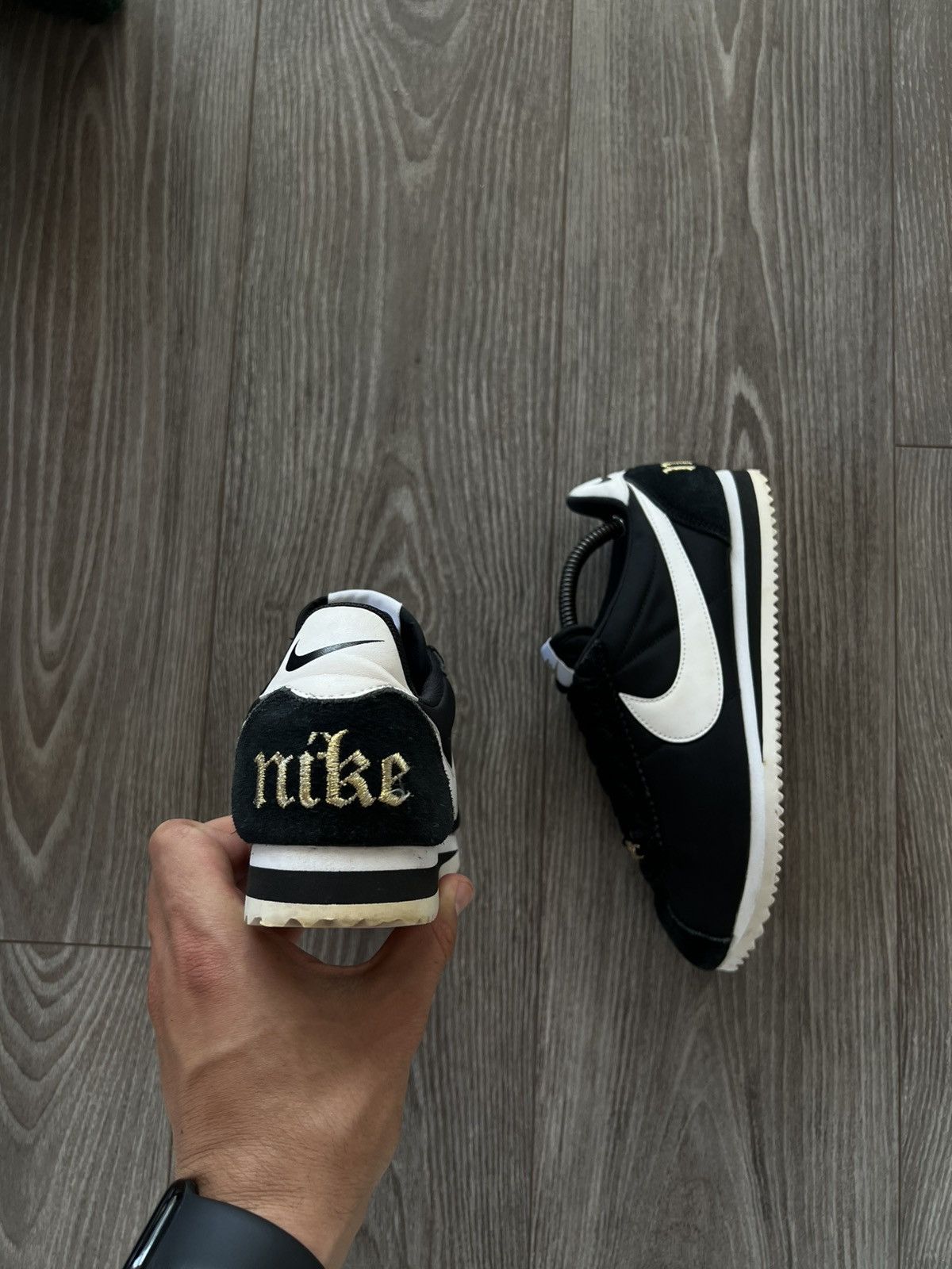 Rare Nike basic Cortez Nylon “Compton” XLV Black 74 Sneakers