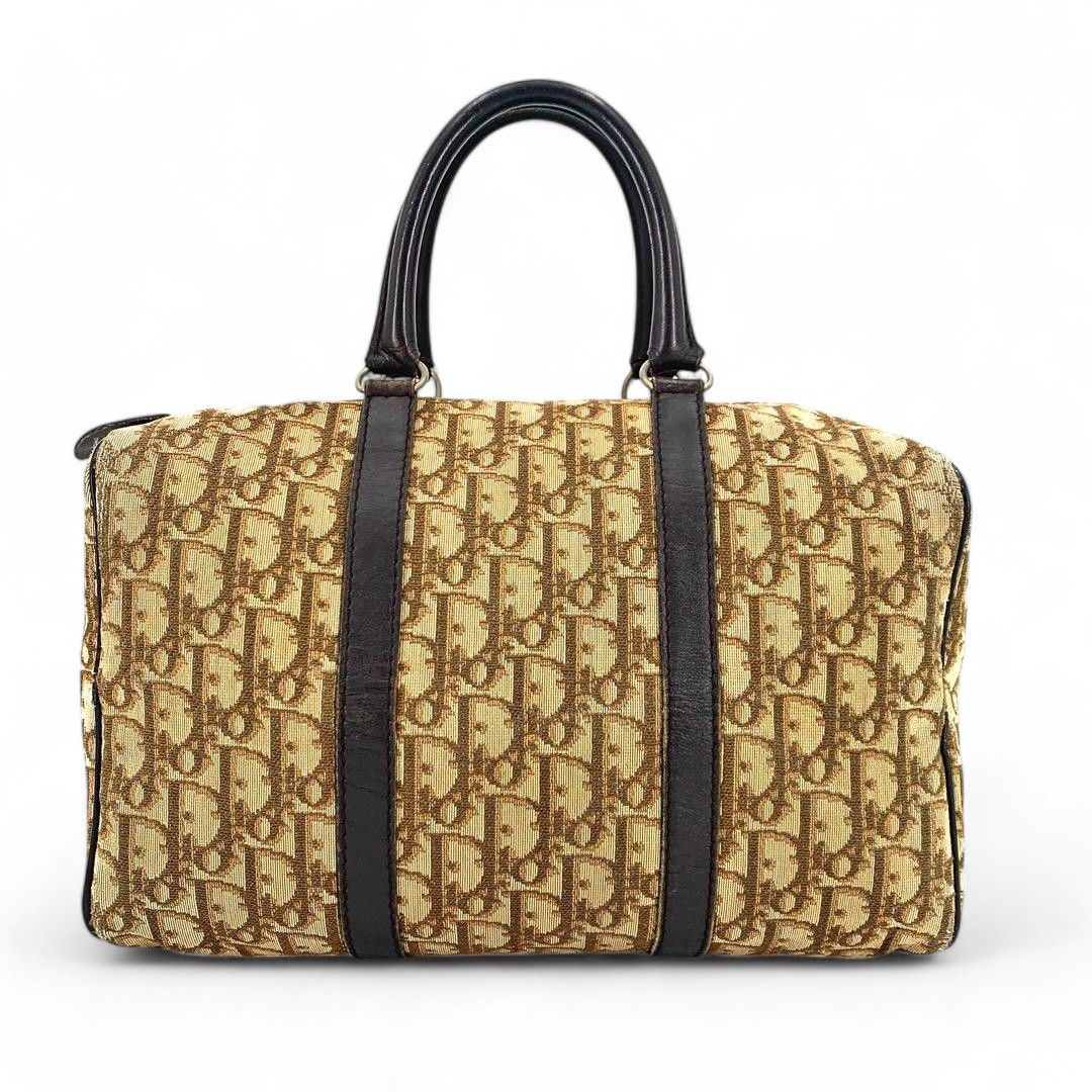 Dior Dior - Vintage Boston Handbag Duffle Canvas Trotter Monogram Size ONE SIZE - 3 Thumbnail