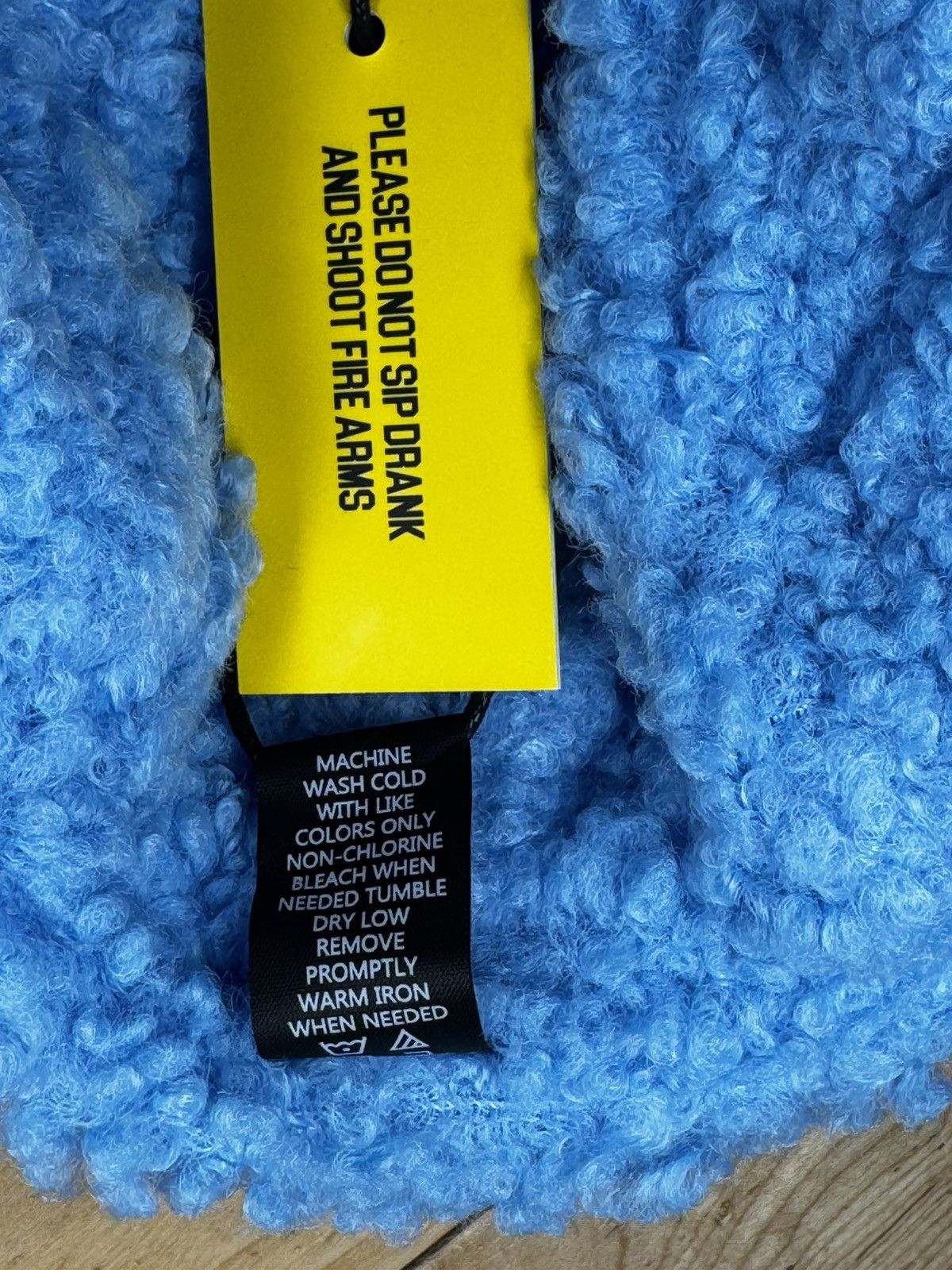 Other That’s A Awful lot Of Cough Syrup Blue Trapper Hat OS Size ONE SIZE - 7 Thumbnail