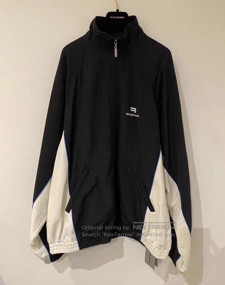 Balenciaga Balenciaga Black and White Patchwork School Uniform Windbr Size US S / EU 44-46 / 1 - 7 Thumbnail