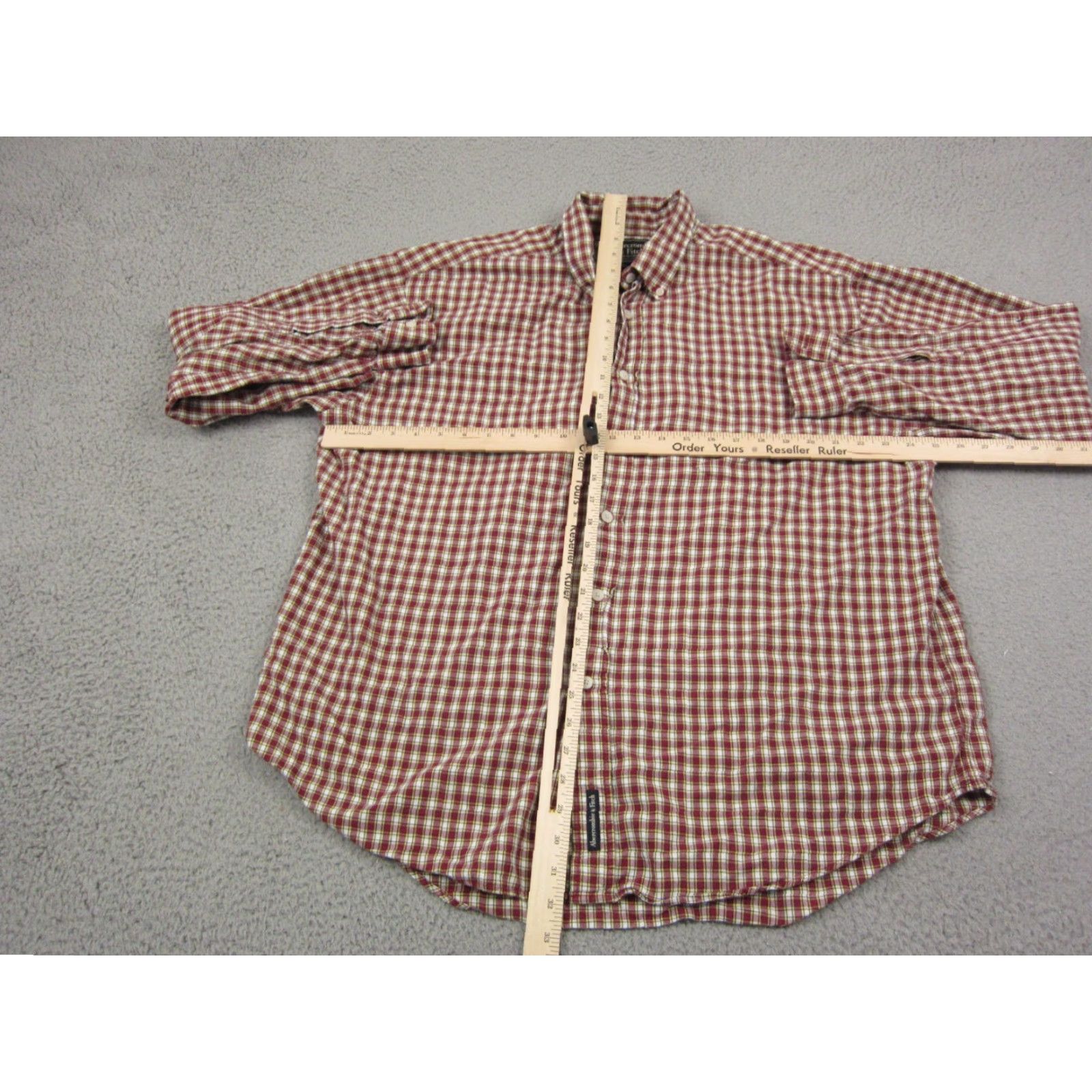Abercrombie & Fitch VINTAGE Abercrombie & Fitch Shirt Mens L Red Plaid Button-Down Casual Logo 90s Retro Size US L / EU 52-54 / 3 - 7 Thumbnail
